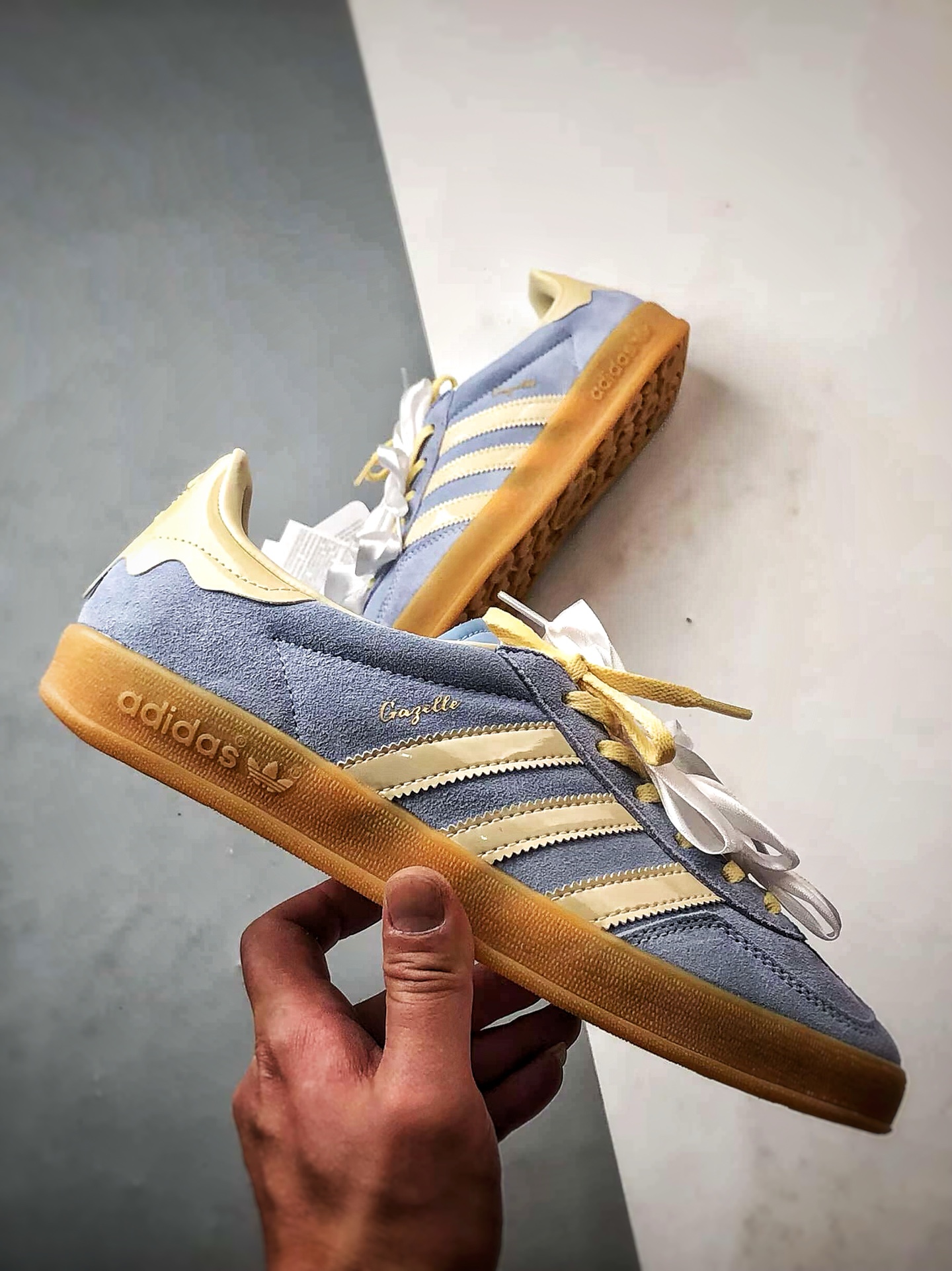 AD Originals Gazelle Indoor 海盐蓝 三叶草复古休闲运动板鞋 JR8029