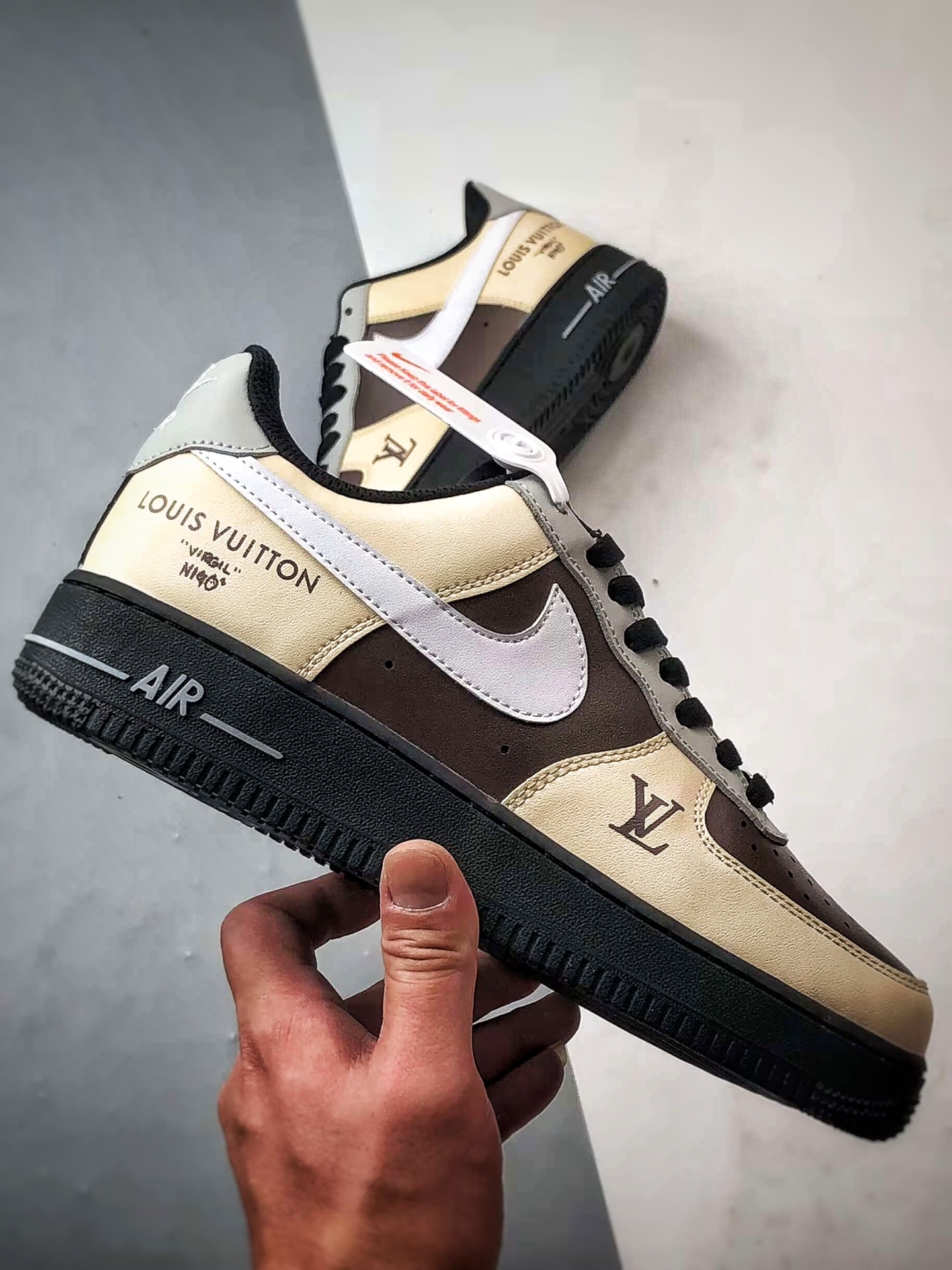 Air Force 1 Low LV米灰棕白钩 808788-625