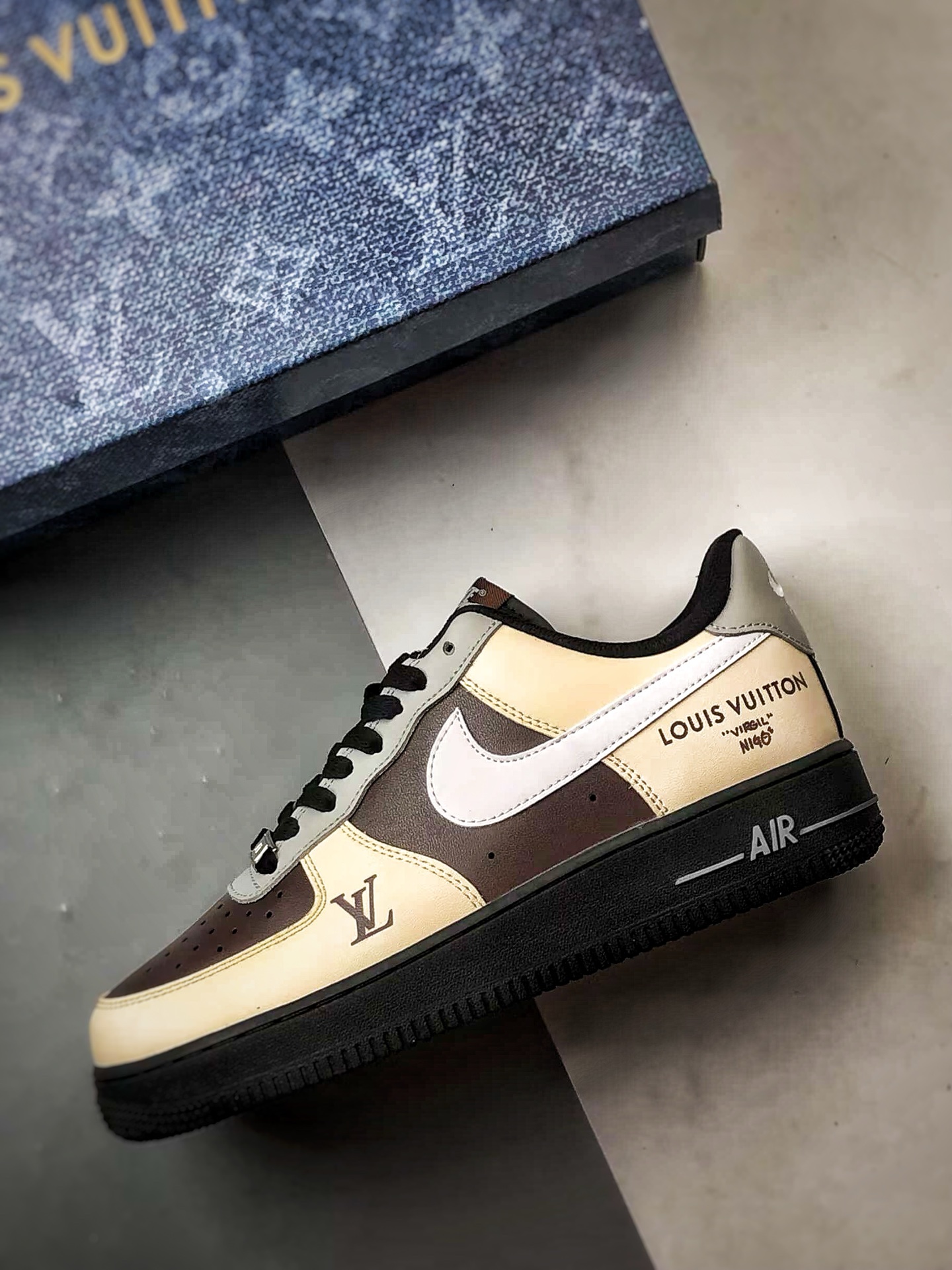 Air Force 1 Low LV米灰棕白钩 808788-625