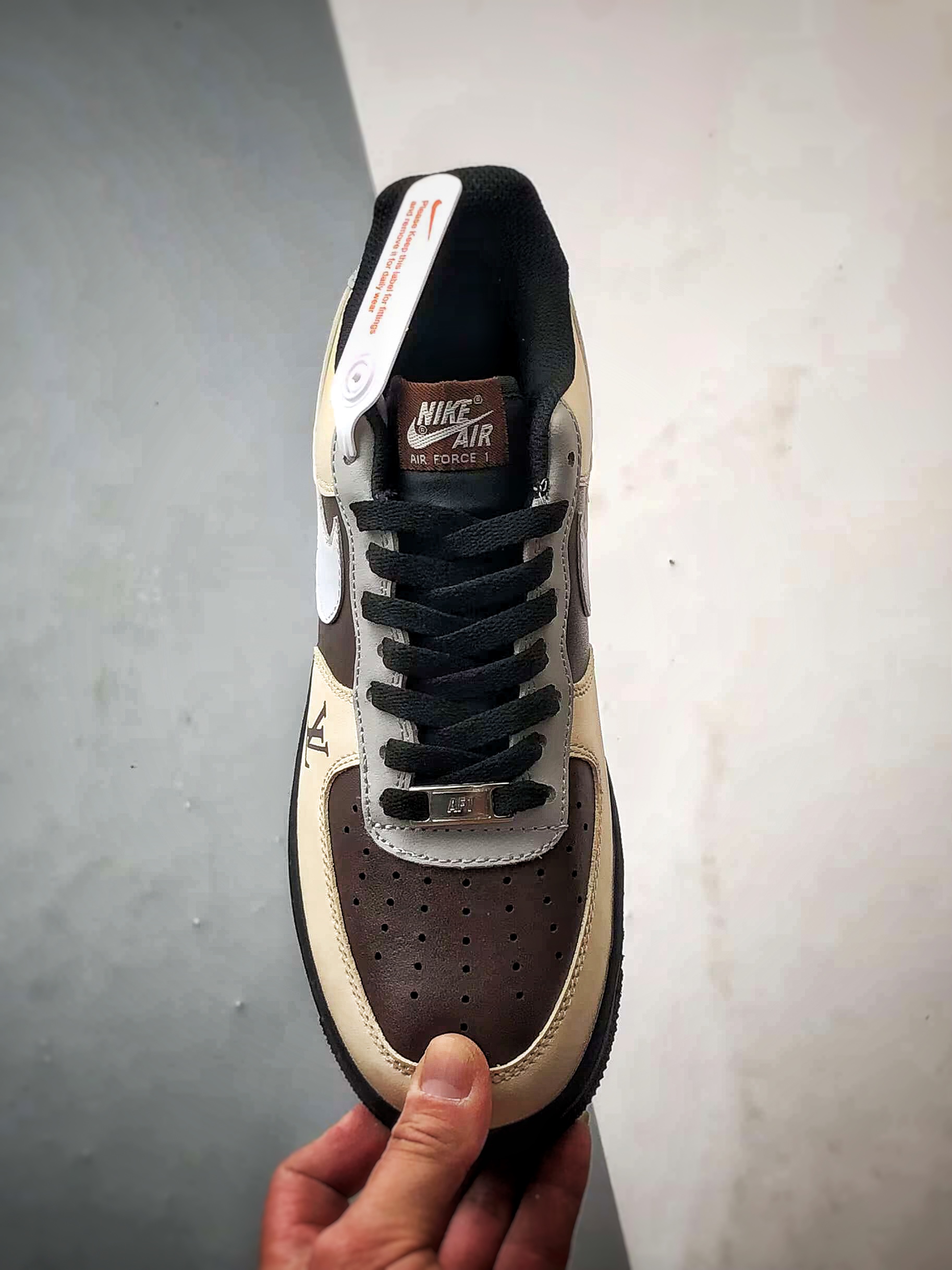 Air Force 1 Low LV米灰棕白钩 808788-625