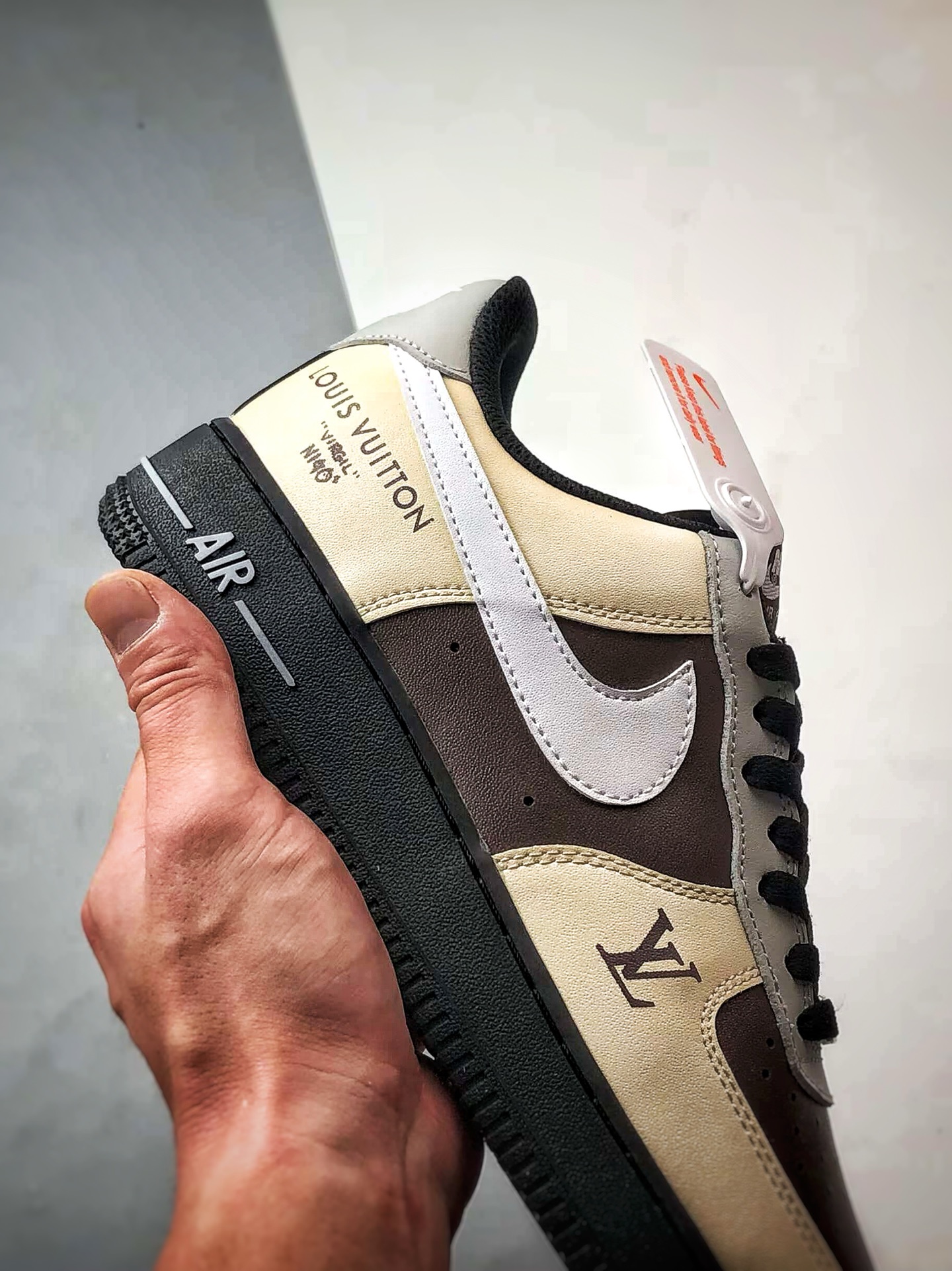 Air Force 1 Low LV米灰棕白钩 808788-625