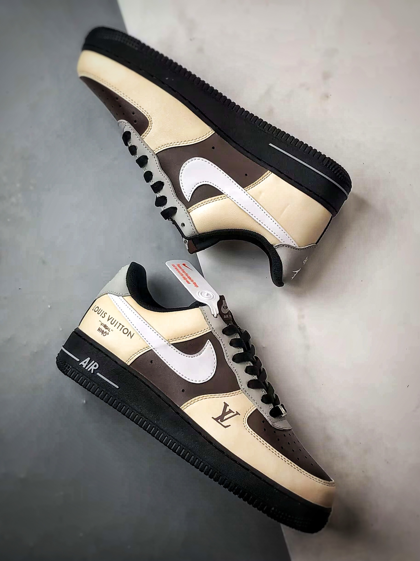 Air Force 1 Low LV米灰棕白钩 808788-625