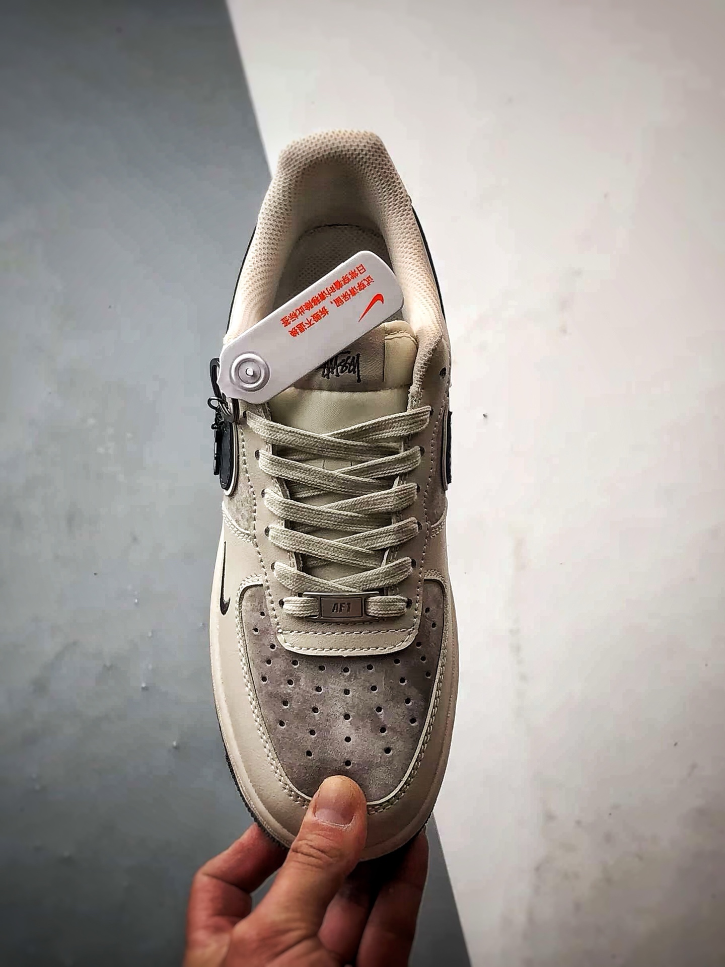 Stussy x Air Force 1 Low 米棕深灰 XX3168-126