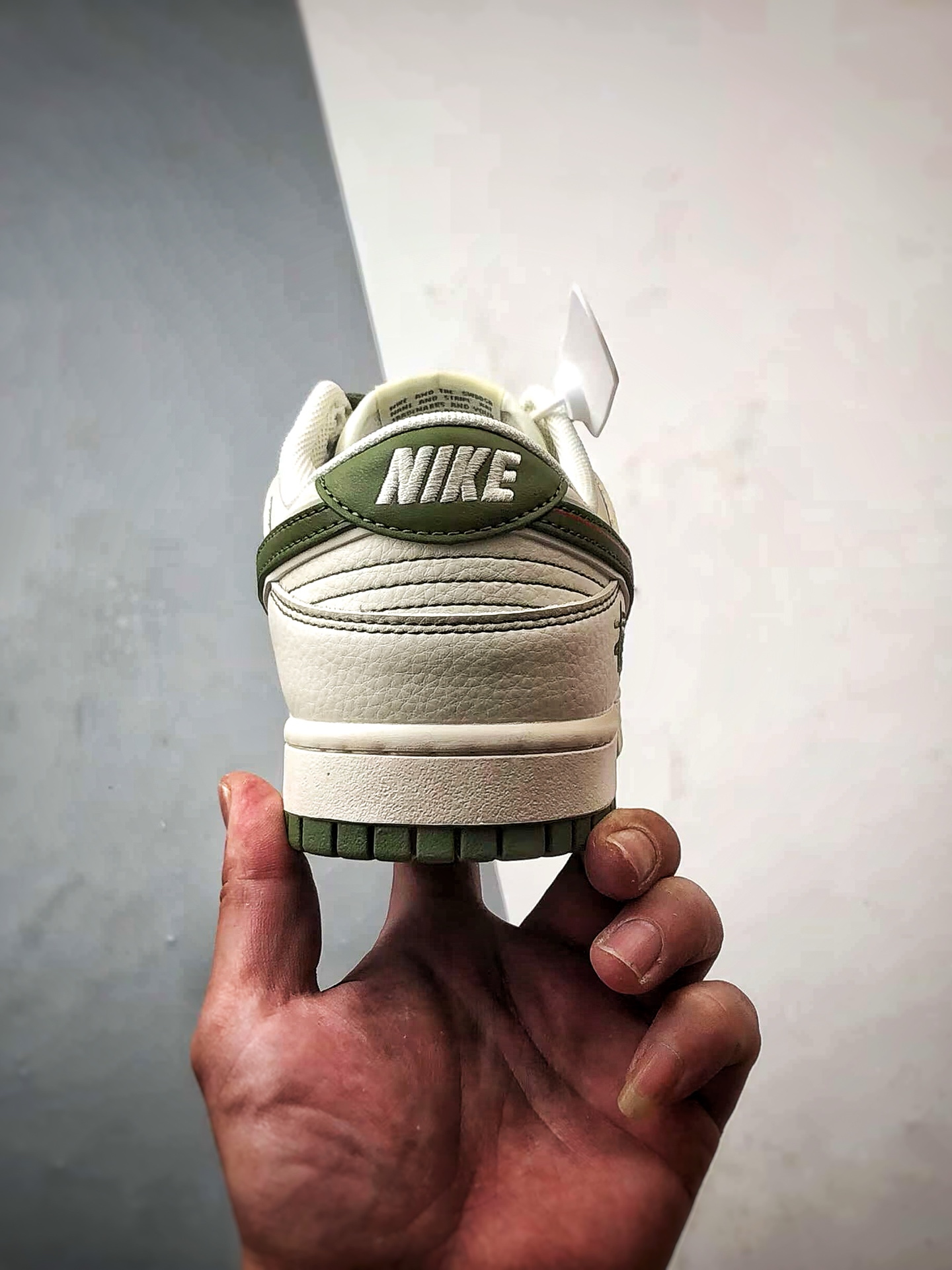 NK Dunk Low Retro ”DIY高端定制” 斯图西米白绿 低帮休闲运动板鞋 XS6089-533
