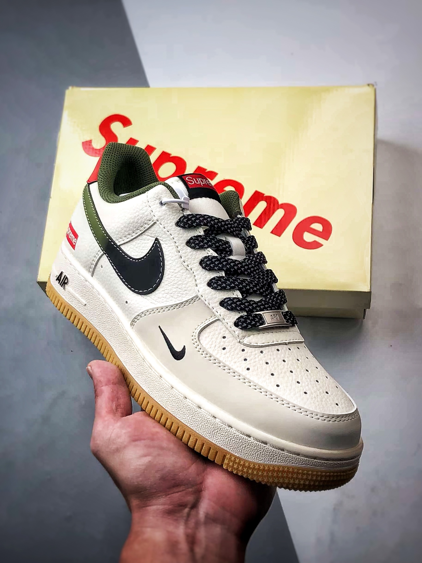 Sup x Air Force 1 Low 黑绿渐变钩 XS1958-567