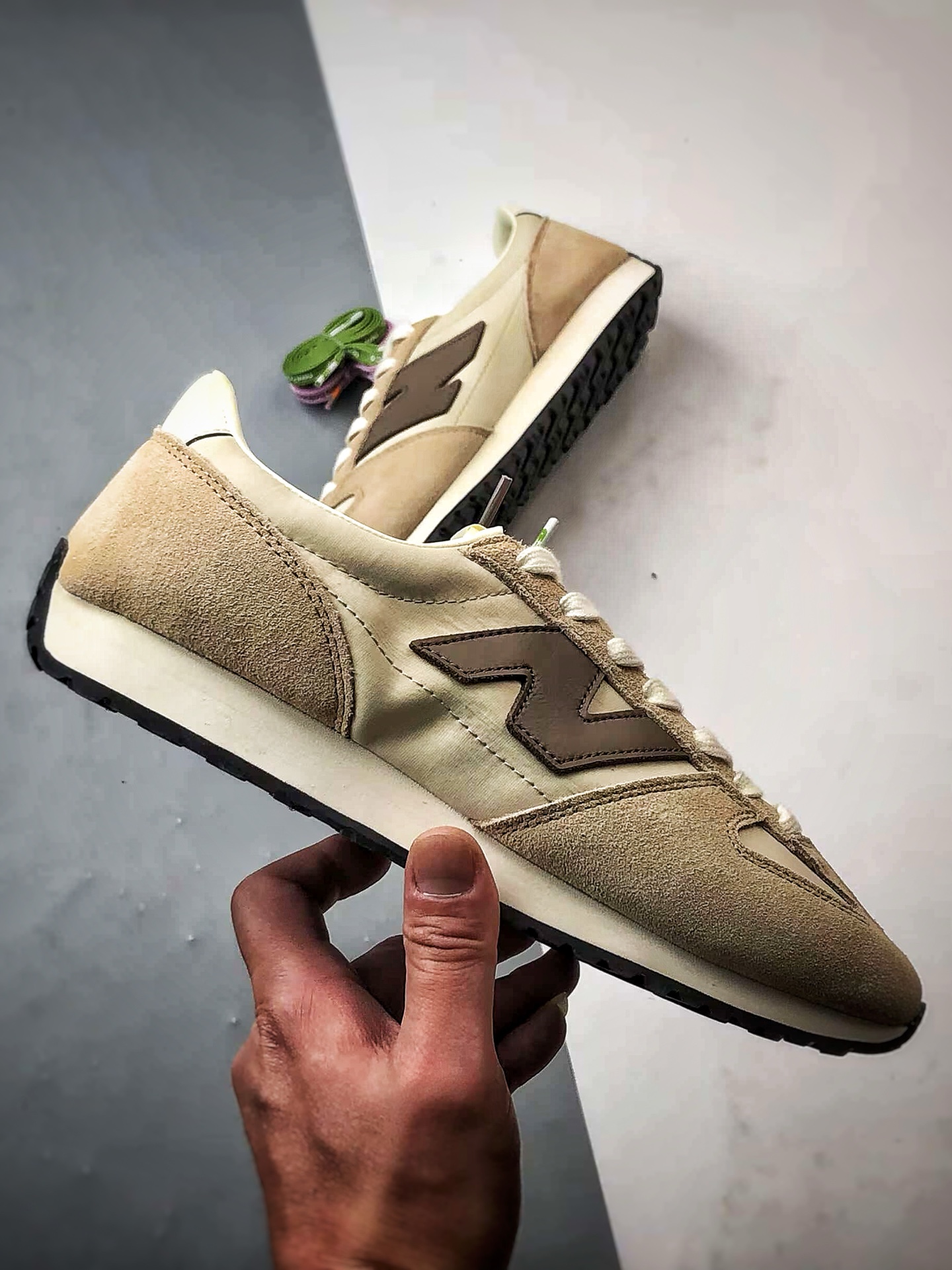 New Balance 471系列 棕色 复古轻便平衡生活休闲鞋 U471AI