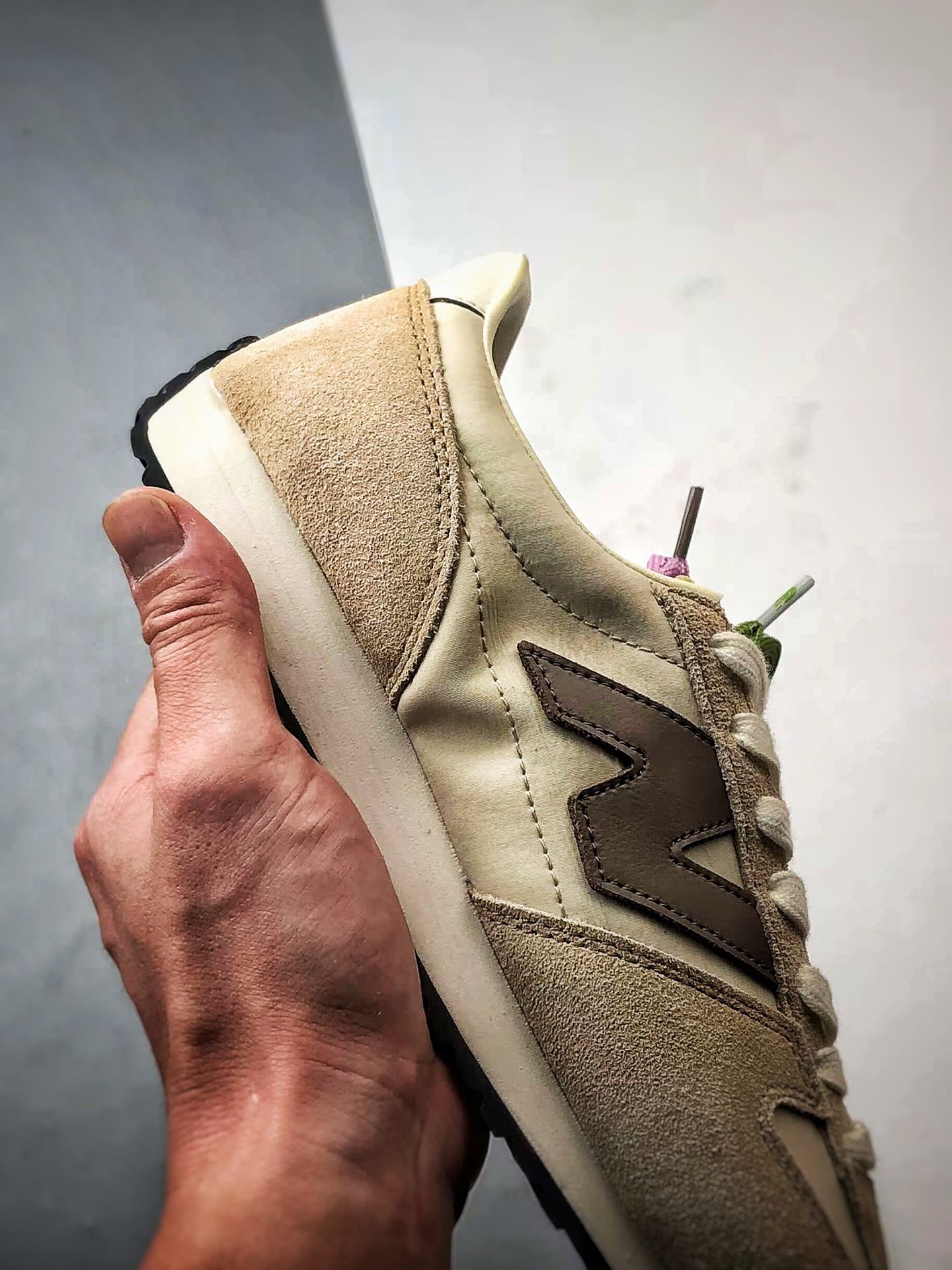 New Balance 471系列 棕色 复古轻便平衡生活休闲鞋 U471AI