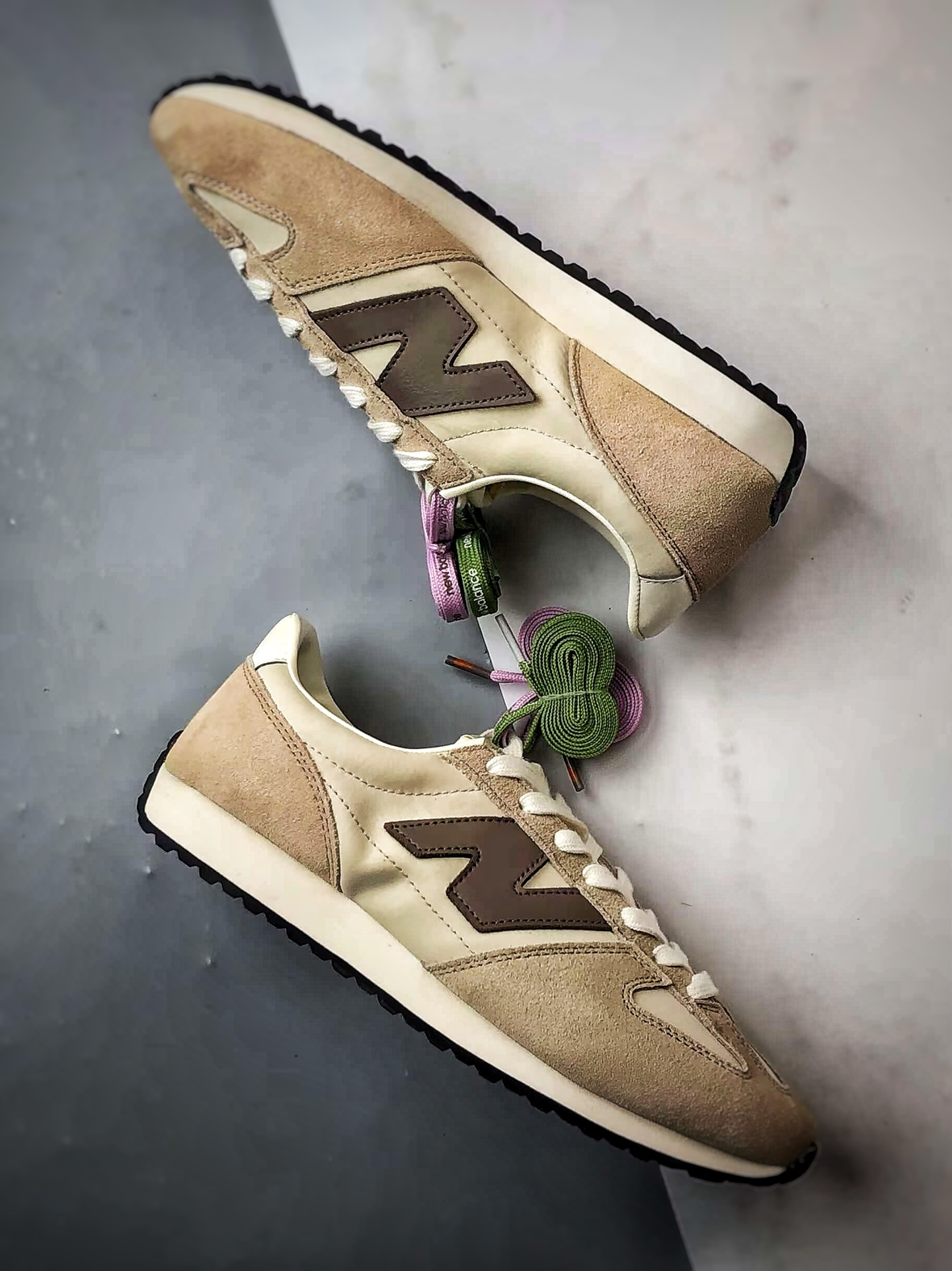 New Balance 471系列 棕色 复古轻便平衡生活休闲鞋 U471AI