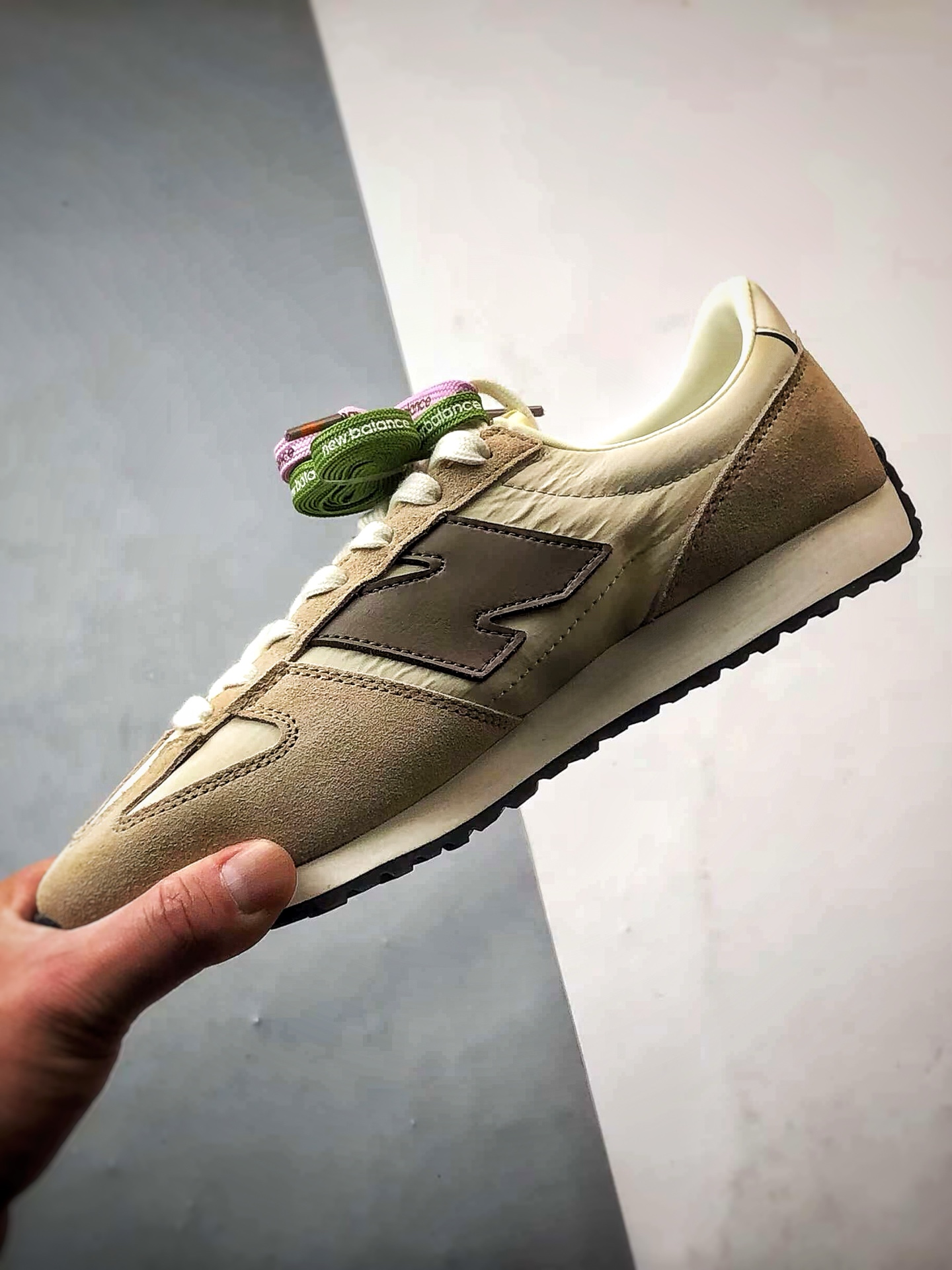 New Balance 471系列 棕色 复古轻便平衡生活休闲鞋 U471AI