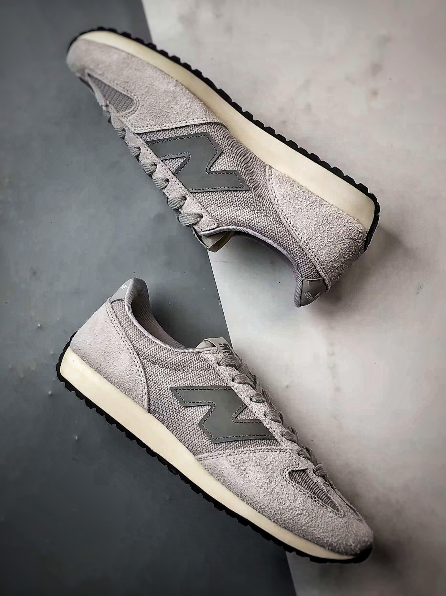 New Balance 471系列 灰色 复古轻便平衡生活休闲鞋 U471XK