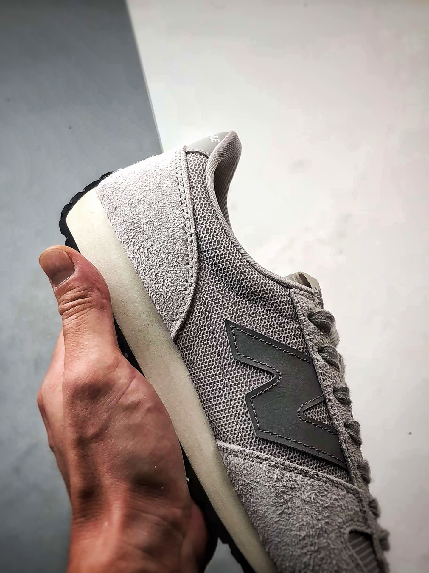New Balance 471系列 灰色 复古轻便平衡生活休闲鞋 U471XK