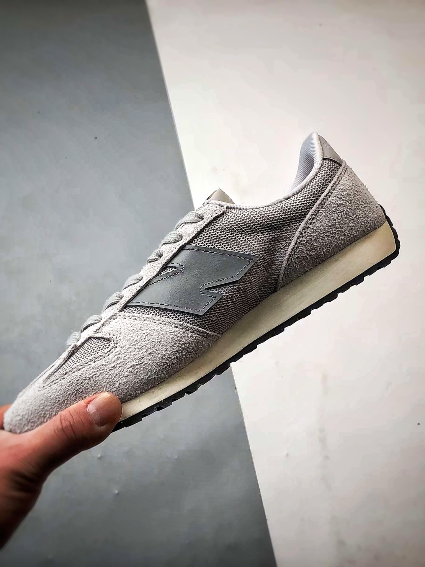 New Balance 471系列 灰色 复古轻便平衡生活休闲鞋 U471XK