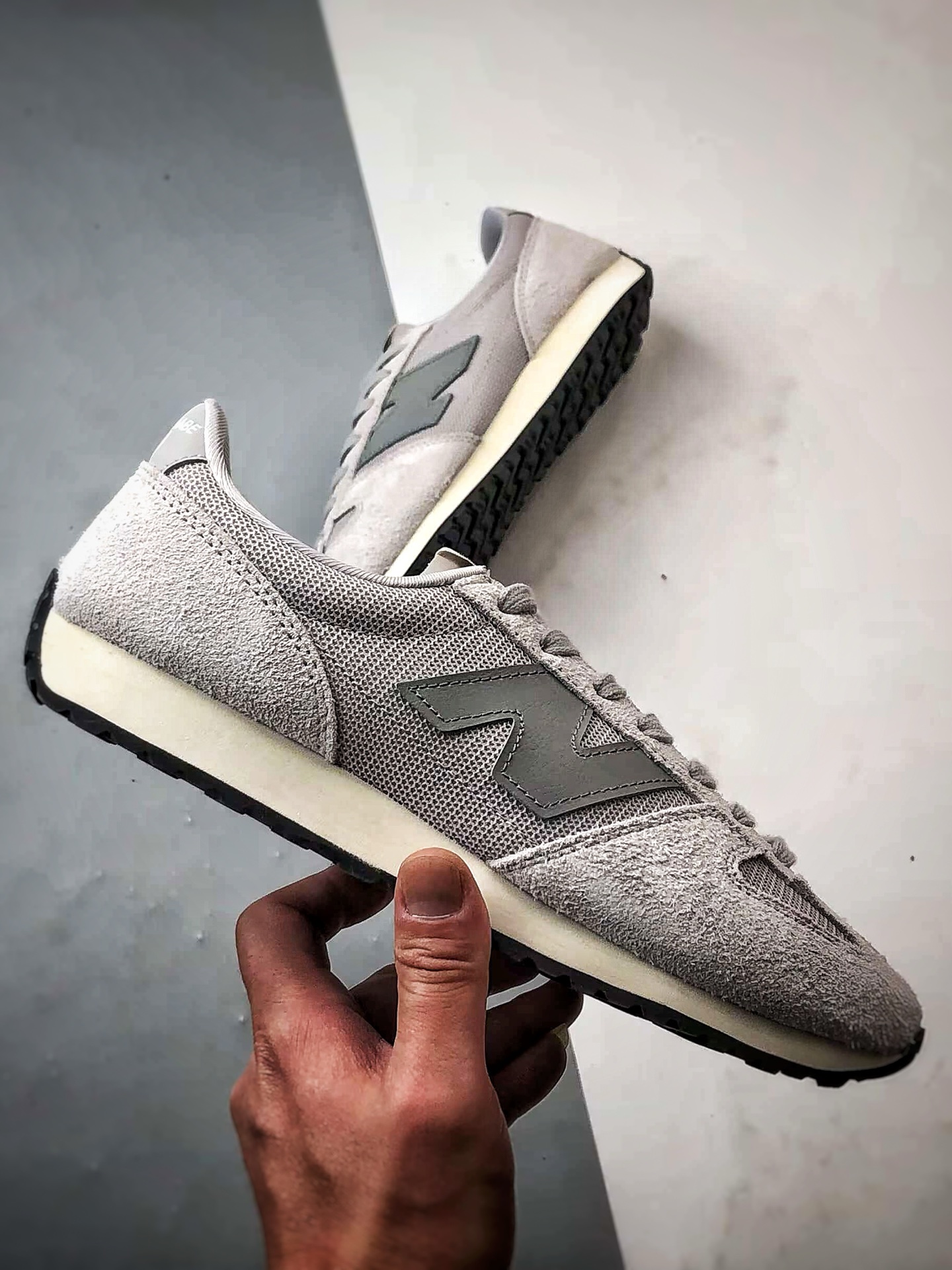 New Balance 471系列 灰色 复古轻便平衡生活休闲鞋 U471XK