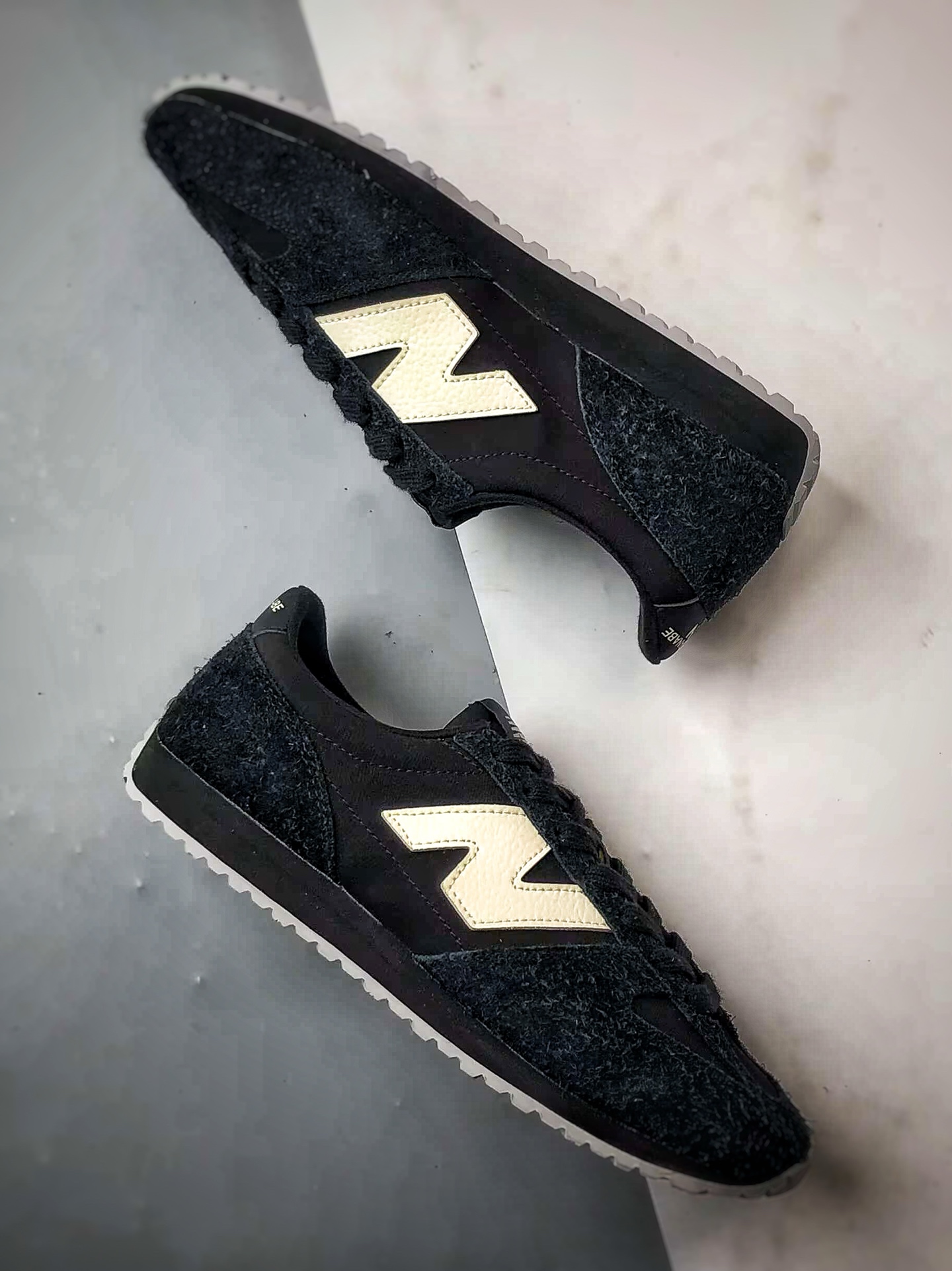 New Balance 471系列 黑色 复古轻便平衡生活休闲鞋 U471XA
