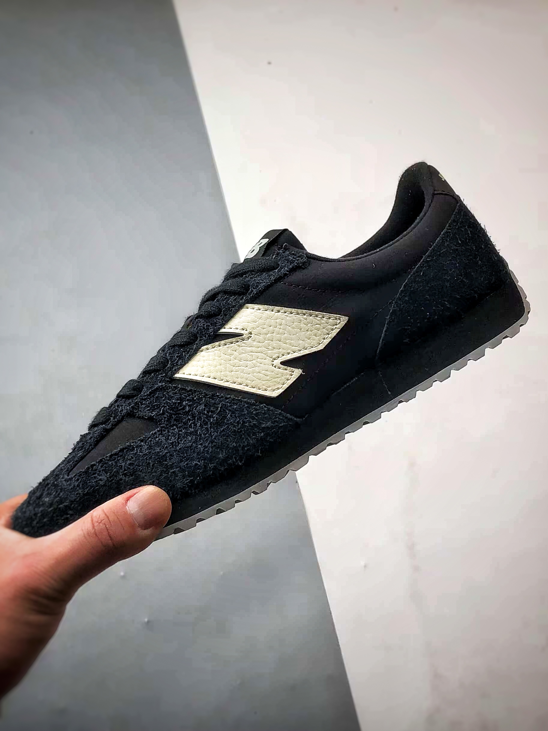 New Balance 471系列 黑色 复古轻便平衡生活休闲鞋 U471XA