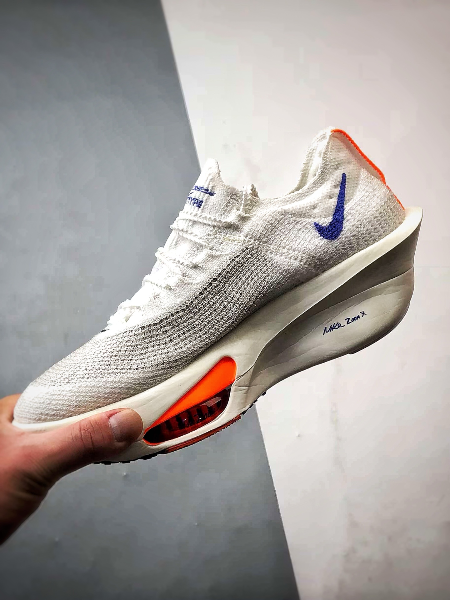 NK Air Zoom Alphafly 3 白蓝橙 阿尔法飞行3代系列马拉松轻量竞速运动跑鞋 FHF7357-900