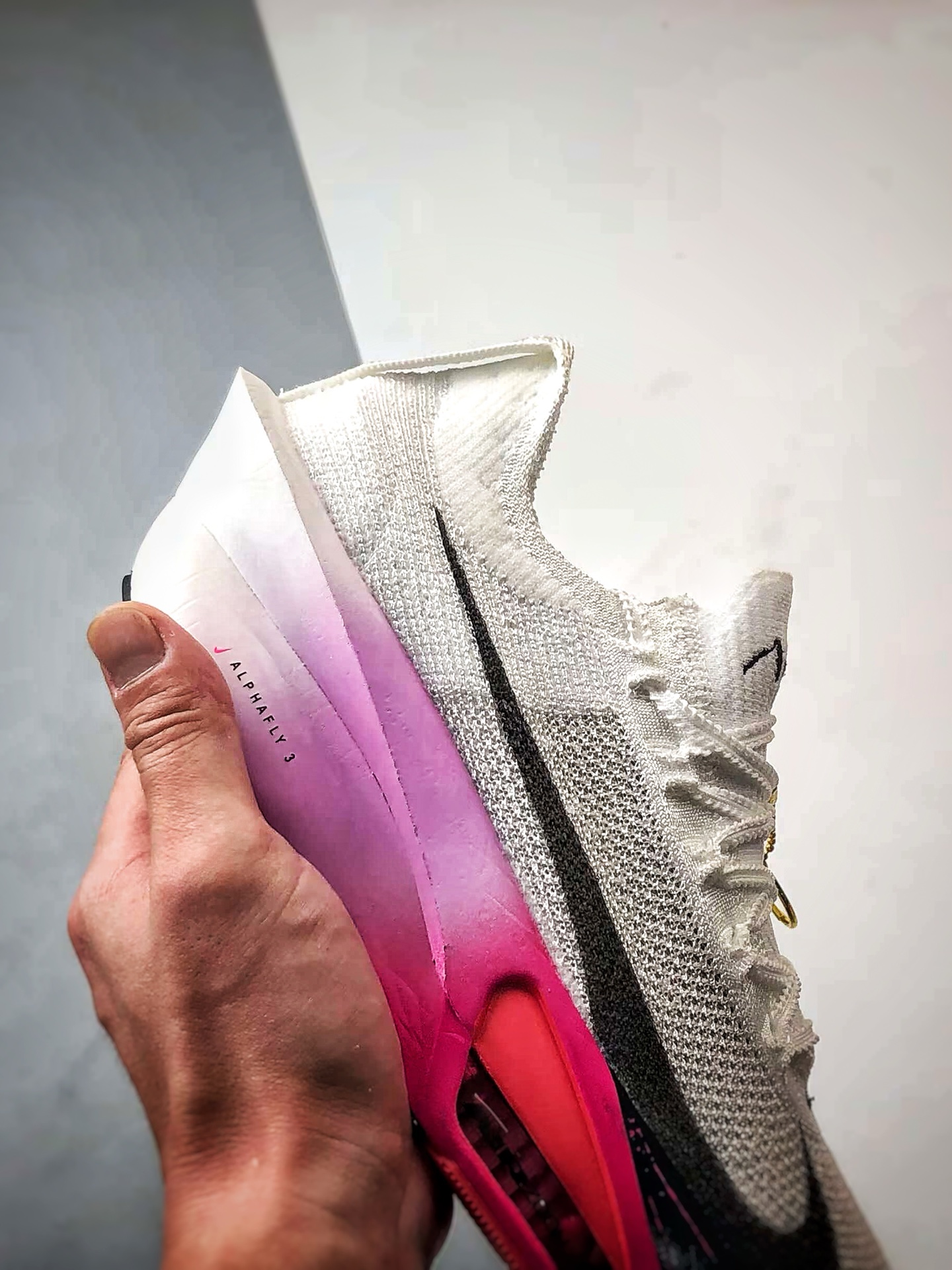 NK Air Zoom Alphafly 3 白黑紫 阿尔法飞行3代系列马拉松轻量竞速运动跑鞋 FD8311-100