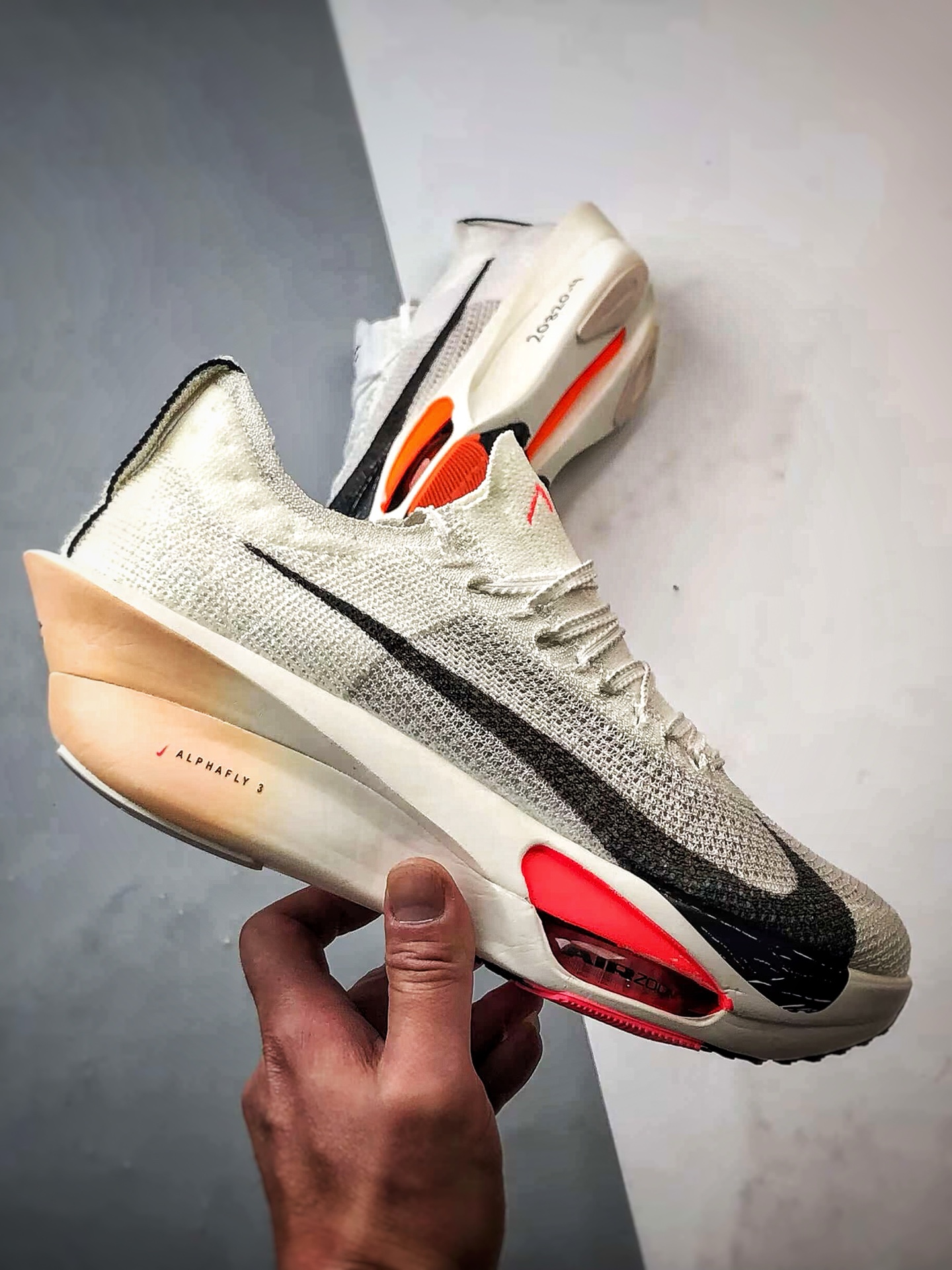 NK Air Zoom Alphafly 3 白黑红 阿尔法飞行3代系列马拉松轻量竞速运动跑鞋 FD8315-103