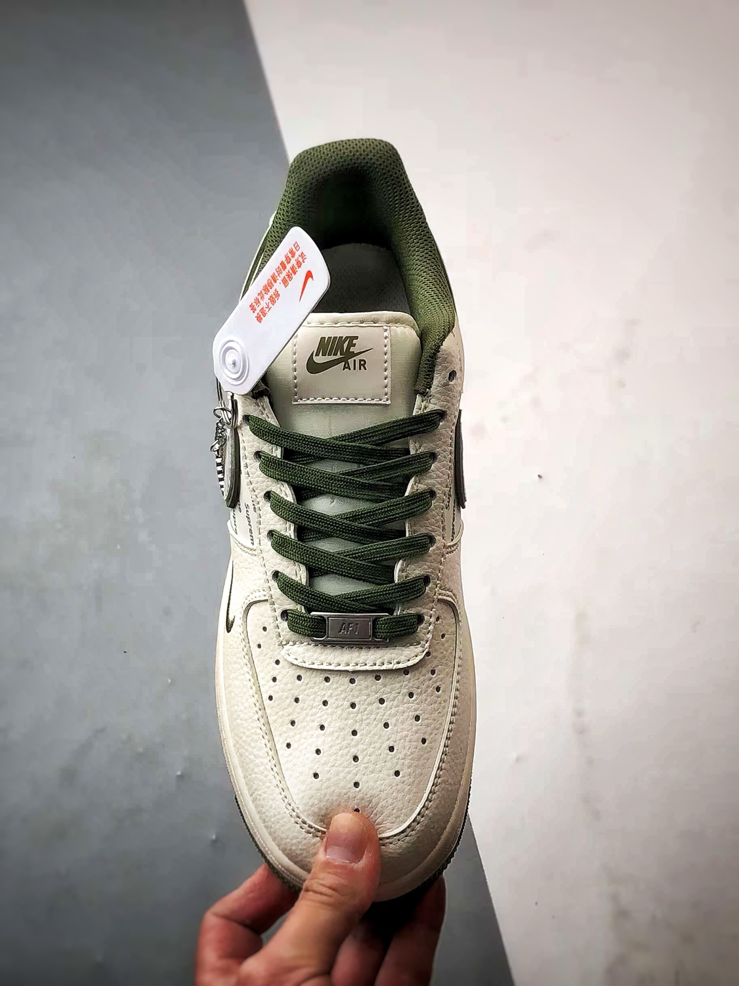 Sup x Air Force 1 Low 米白绿反光 XX3168-148