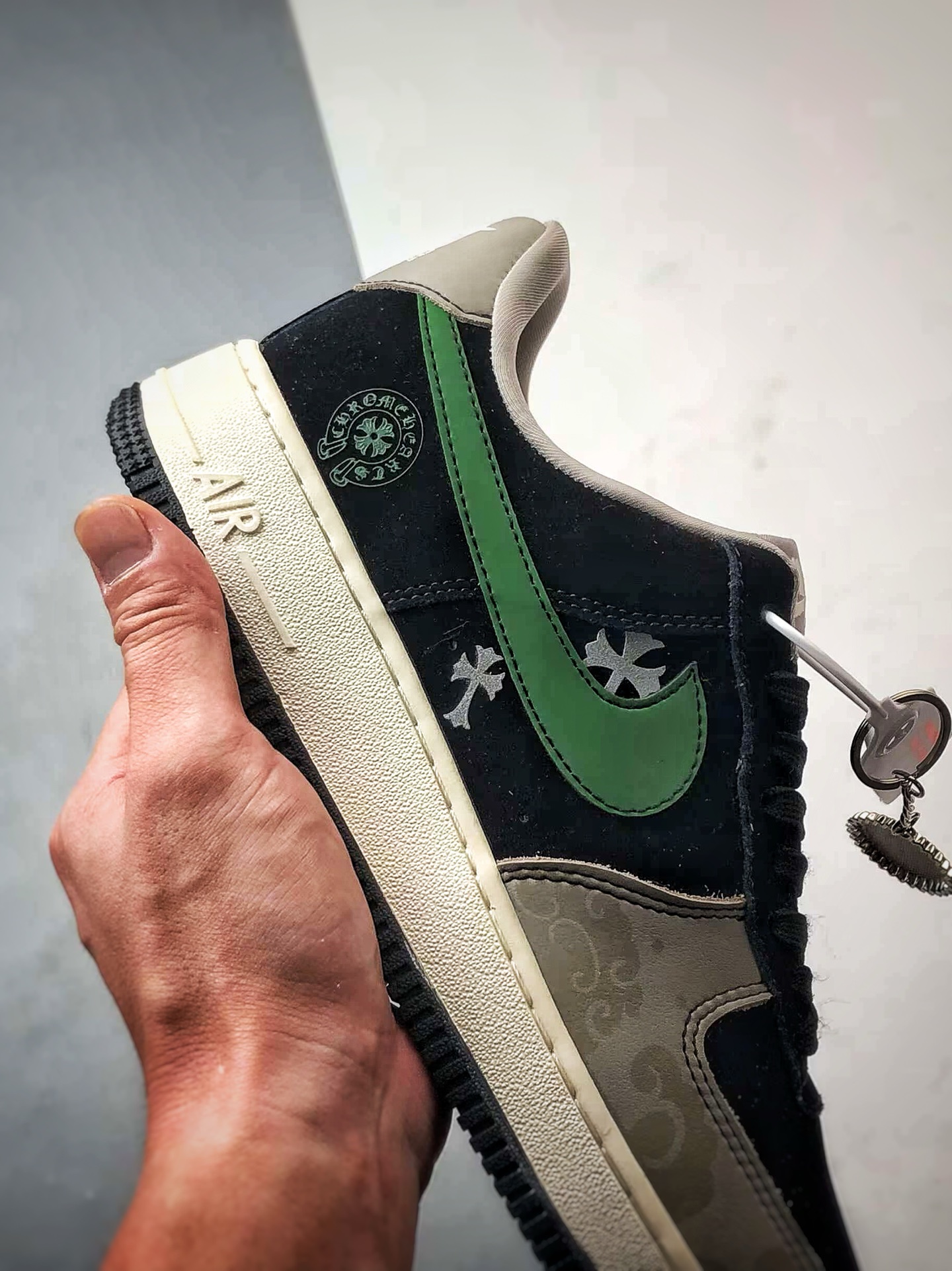 克罗心 x Air Force 1 Low 灰黑绿 KK1988-074