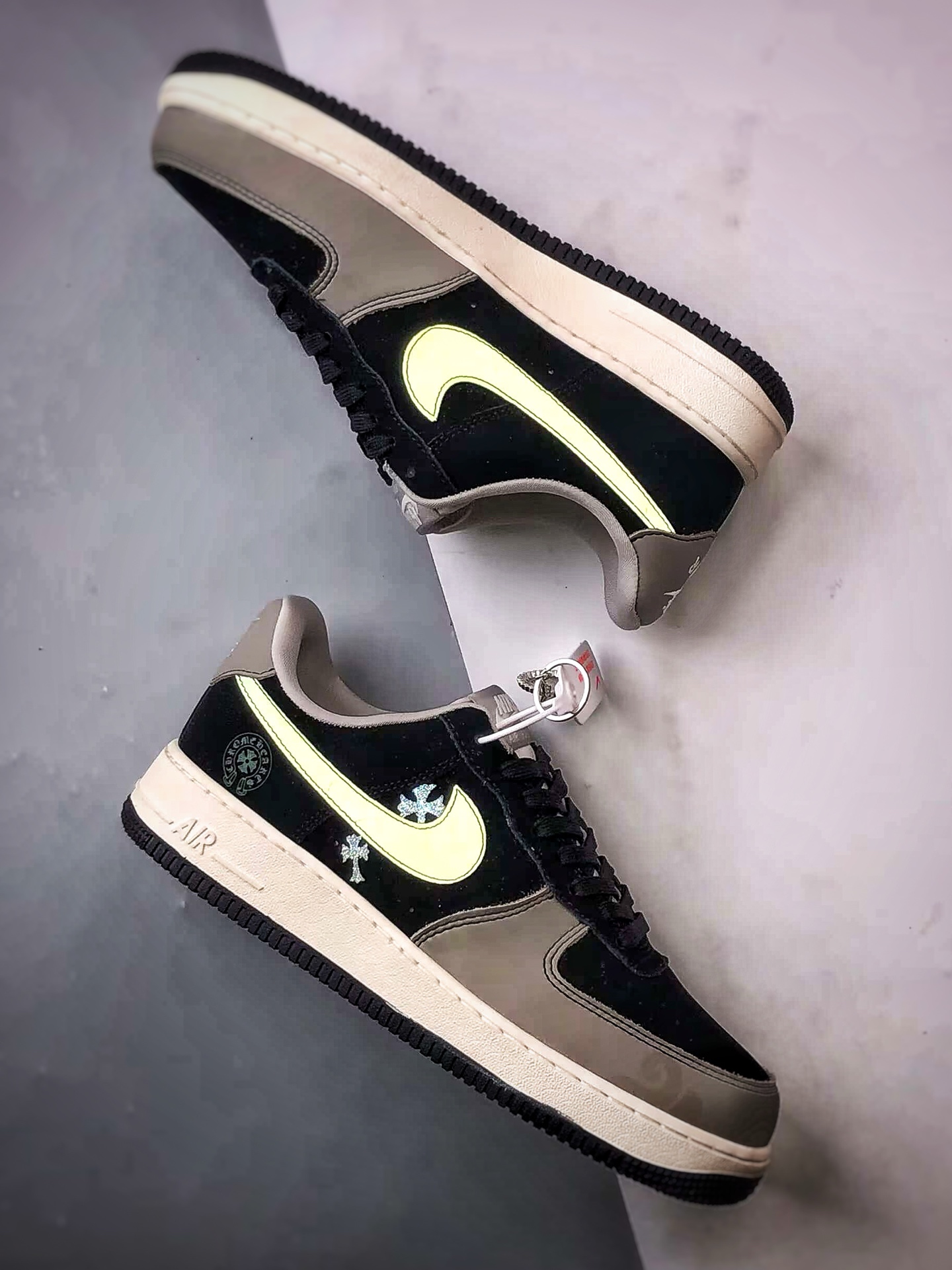 克罗心 x Air Force 1 Low 灰黑绿 KK1988-074