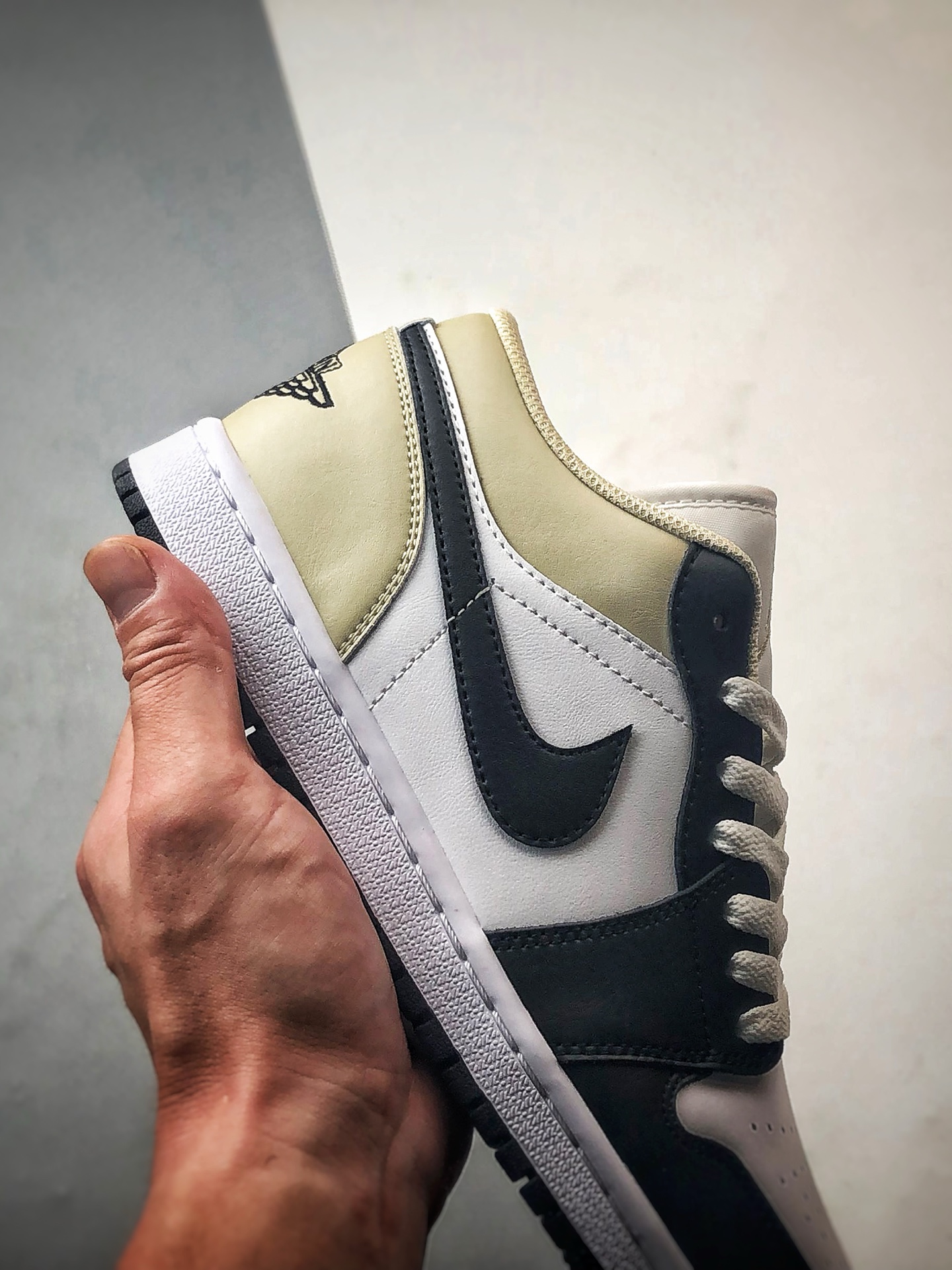 200 Air Jordan 1 Low 黑白黄 553558-153
