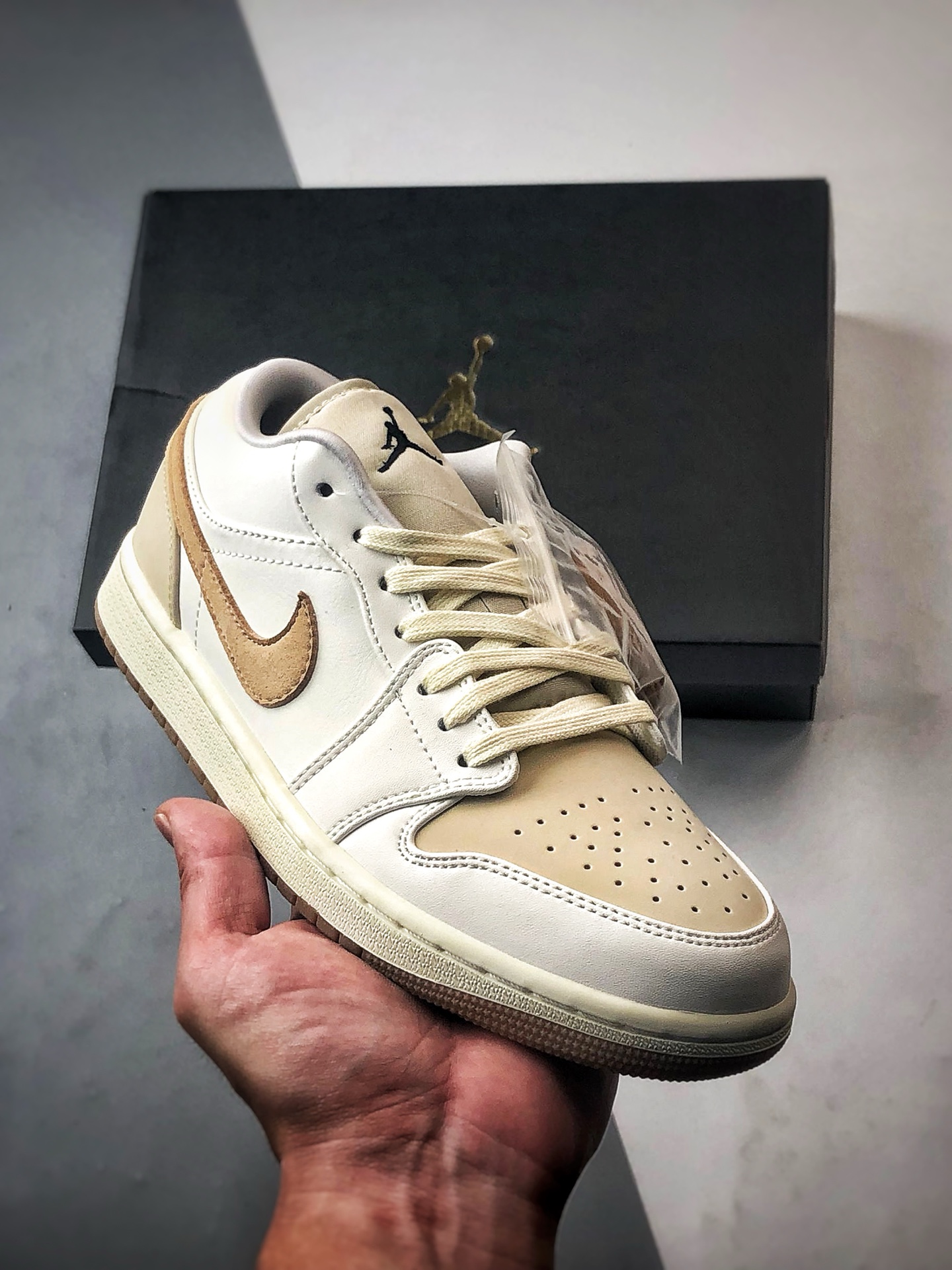 200 Air Jordan 1 Low 白棕 IB8855-121