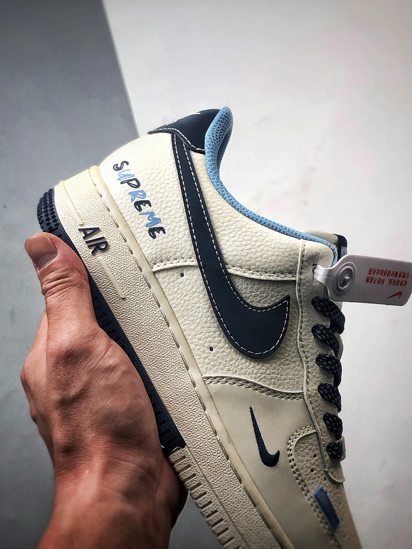 Sup x Air Force 1 Low 反光米白蓝 XS1958-565