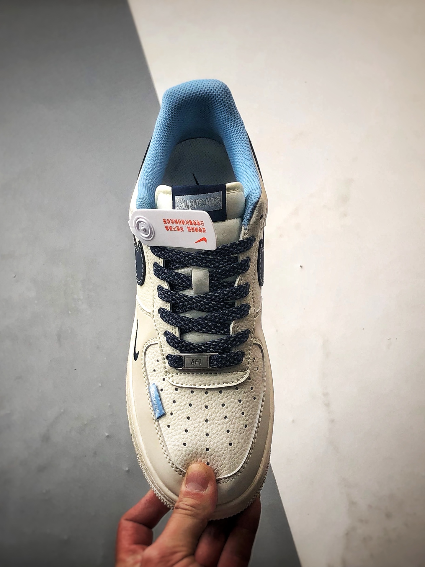 Sup x Air Force 1 Low 反光米白蓝 XS1958-565