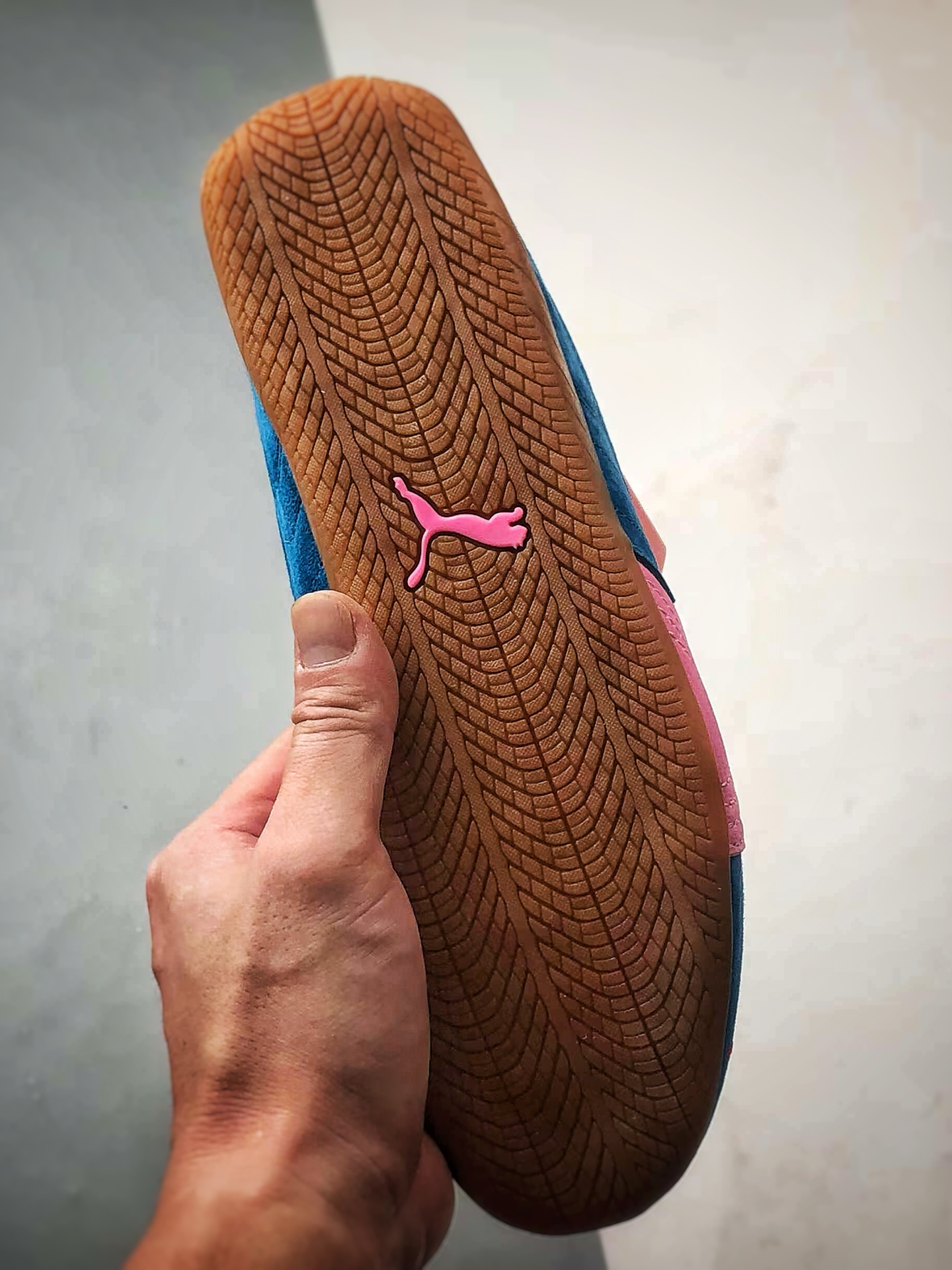 180 Puma Speedcet 蓝粉色 彪马低帮复古运动休闲赛车跑鞋 398846-43