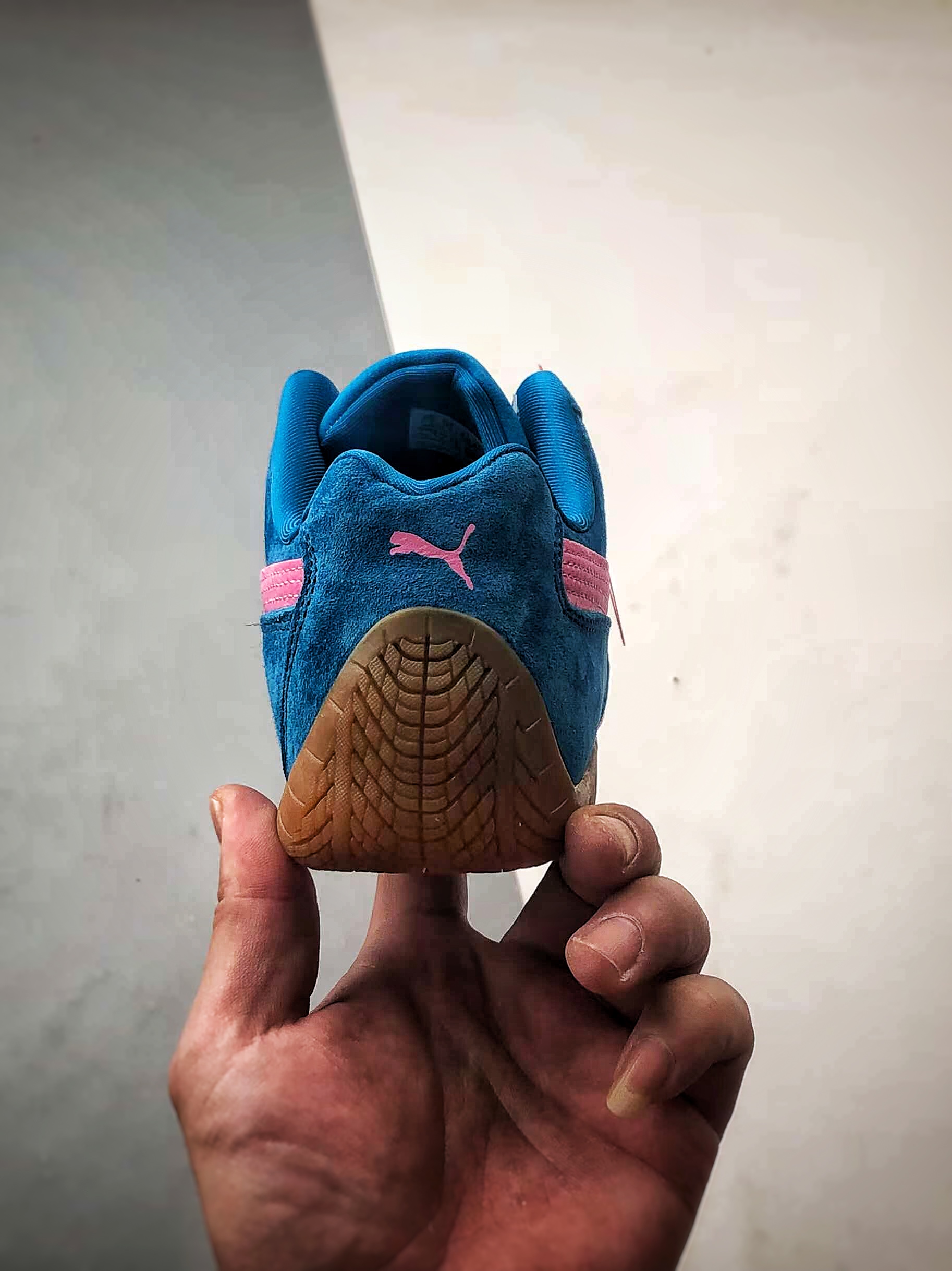 180 Puma Speedcet 蓝粉色 彪马低帮复古运动休闲赛车跑鞋 398846-43