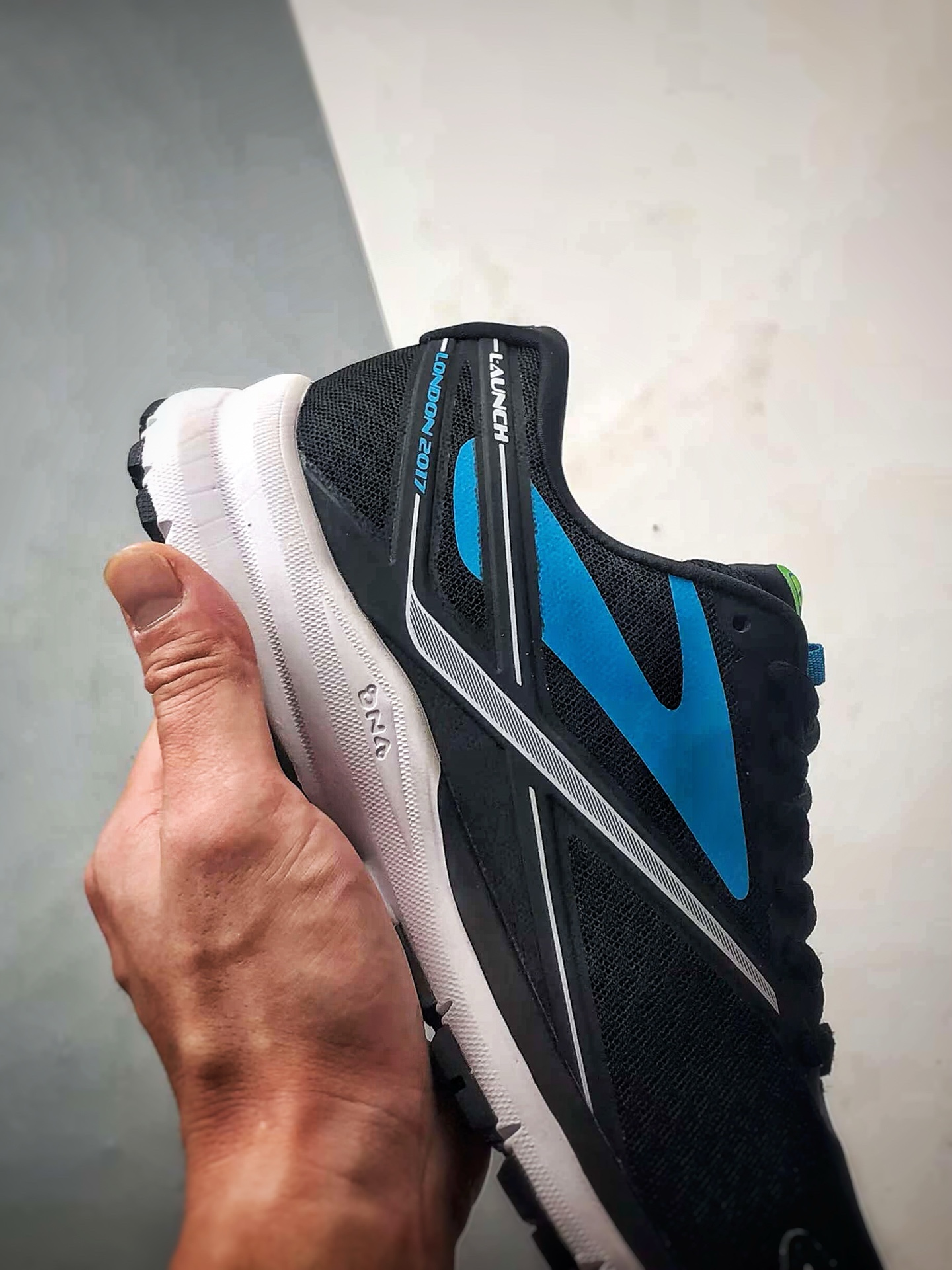 200 Brooks/布鲁克斯 Glycerin 19 黑蓝 甘油19代低帮缓震运动慢跑鞋