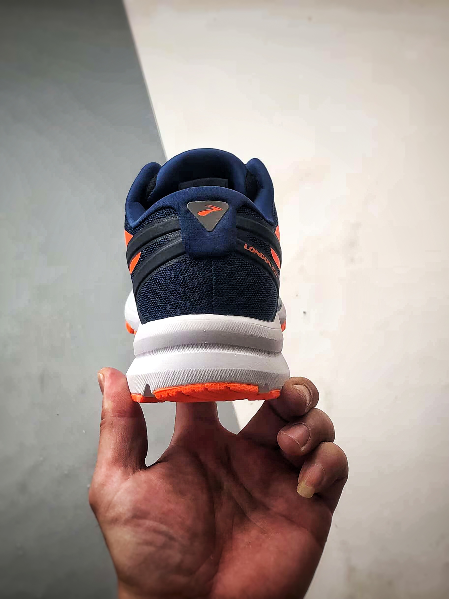 200 Brooks/布鲁克斯 Glycerin 19 深蓝橙 甘油19代低帮缓震运动慢跑鞋