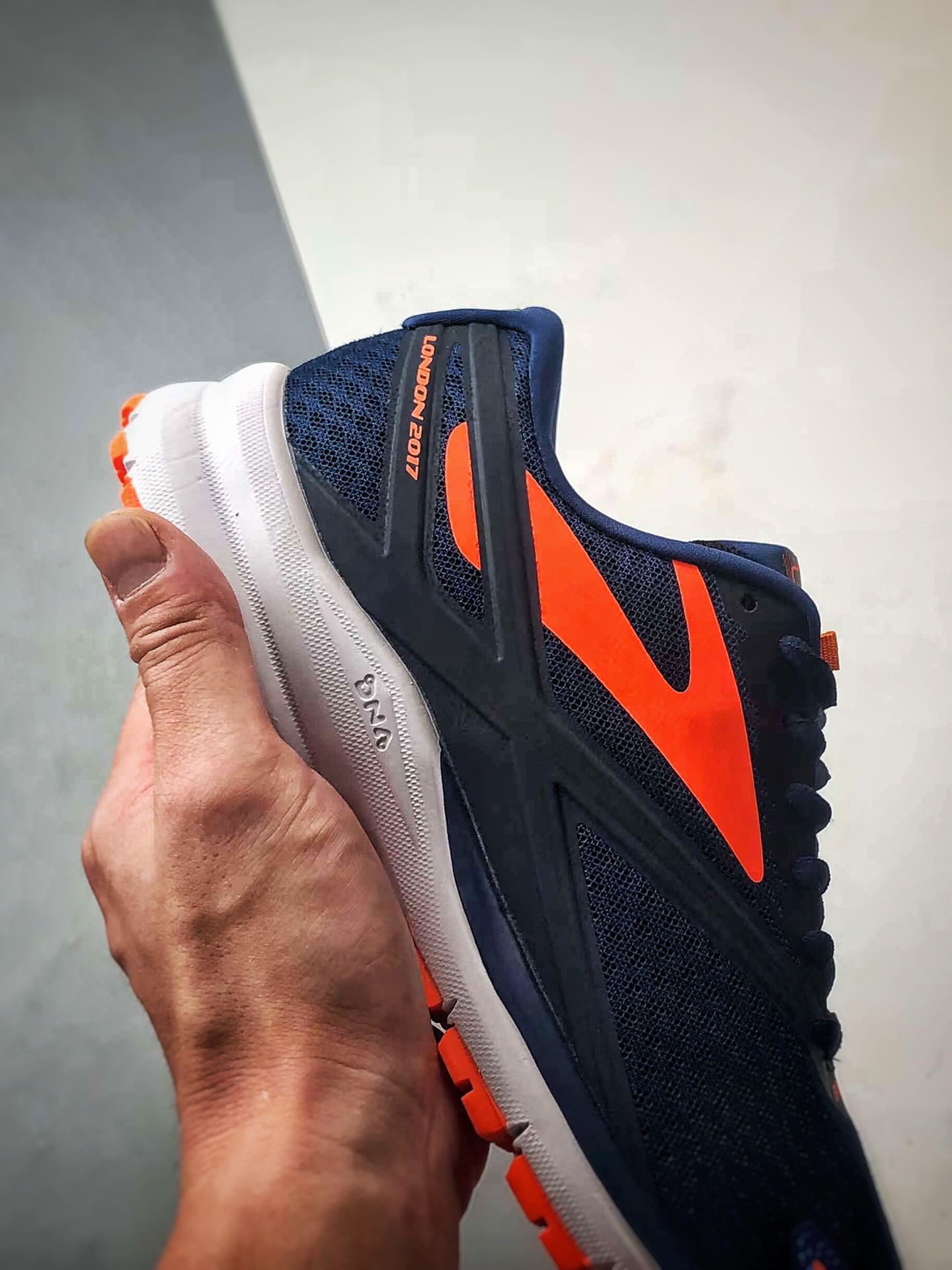 200 Brooks/布鲁克斯 Glycerin 19 深蓝橙 甘油19代低帮缓震运动慢跑鞋