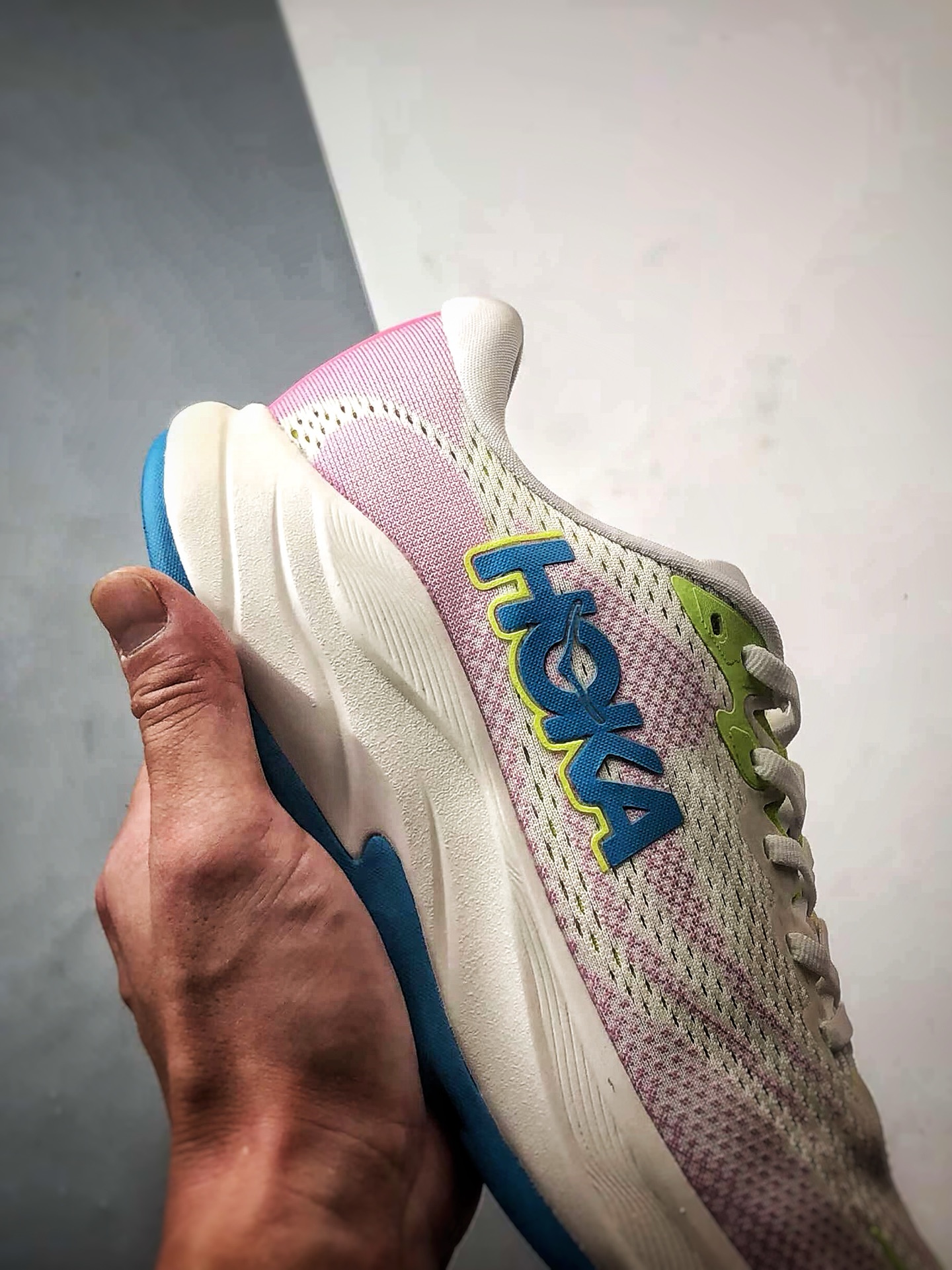 Hoka One One Rincon 4 白粉蓝 林康4代公路休闲跑步鞋 1155133-FNK