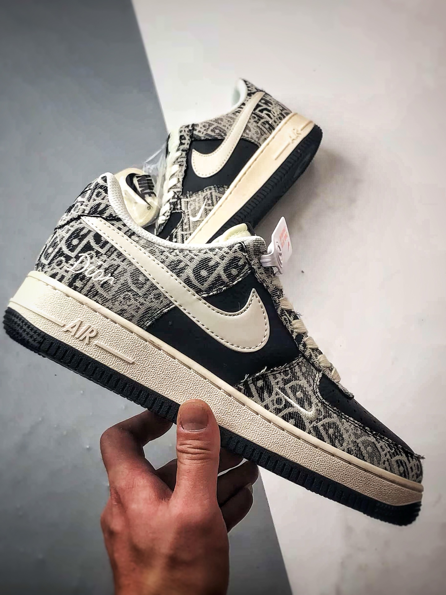 280 Dior x Air Force 1 Low 老花牛仔黑白 XS1958-584