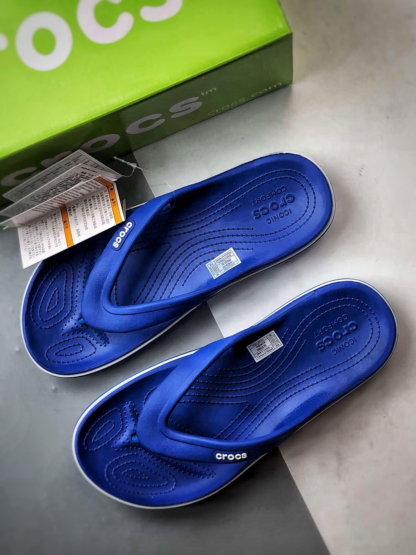 100 Crocs卡洛驰 Bayaband 贝雅系列 韩版原单 简约舒适运动人字拖拖鞋