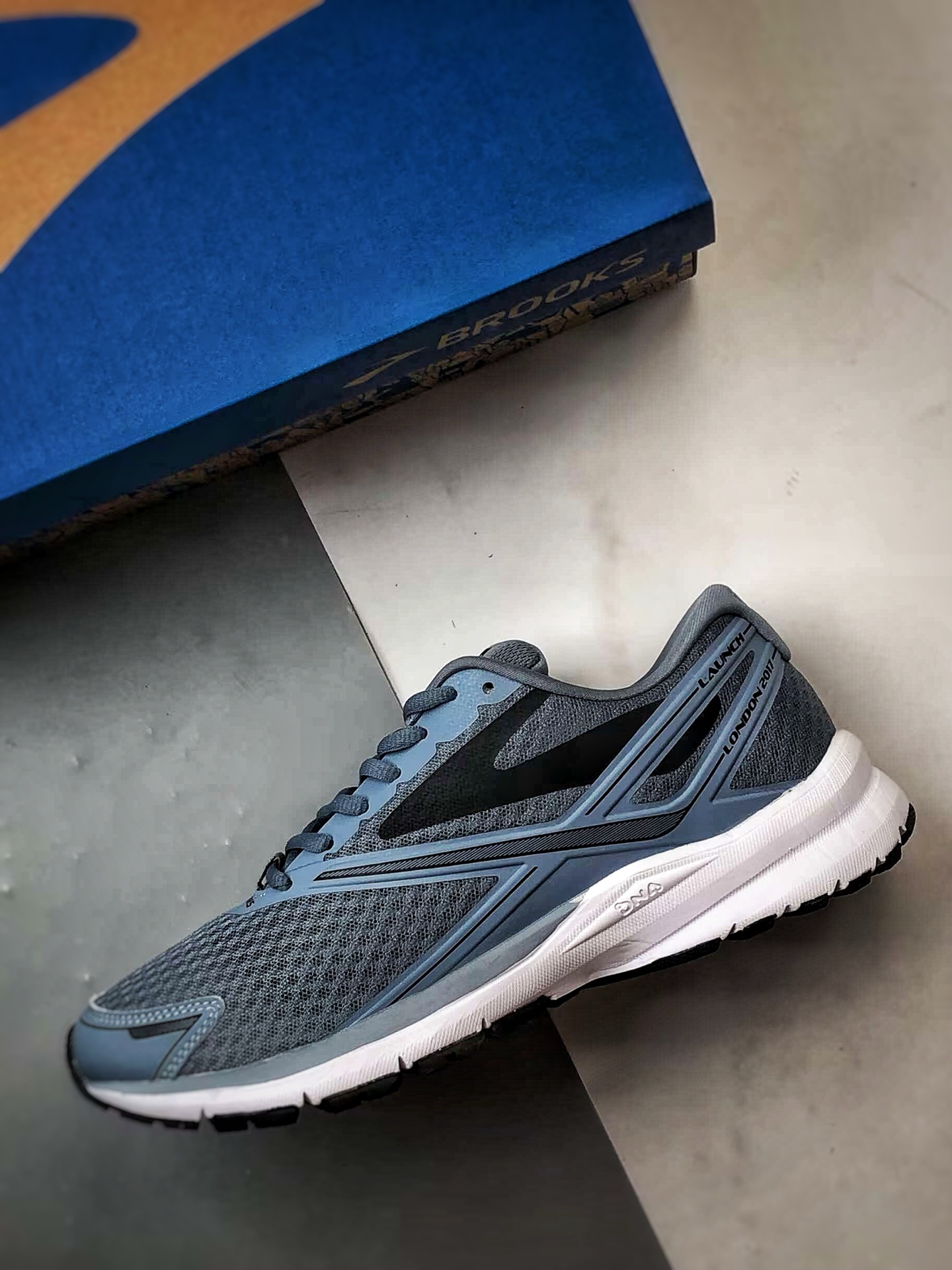 200 Brooks/布鲁克斯 Glycerin 19 灰蓝黑 甘油19代低帮缓震运动慢跑鞋