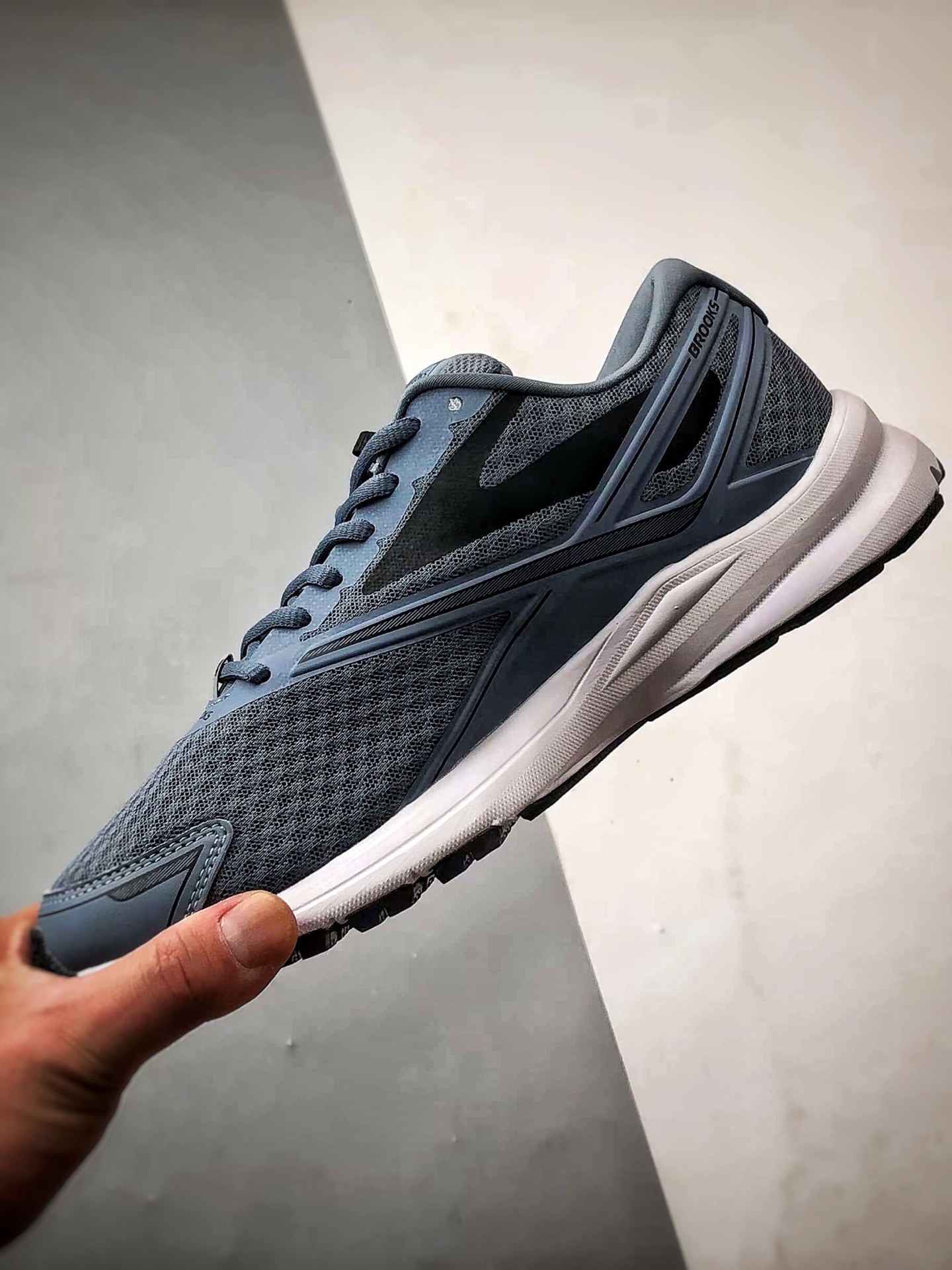 200 Brooks/布鲁克斯 Glycerin 19 灰蓝黑 甘油19代低帮缓震运动慢跑鞋