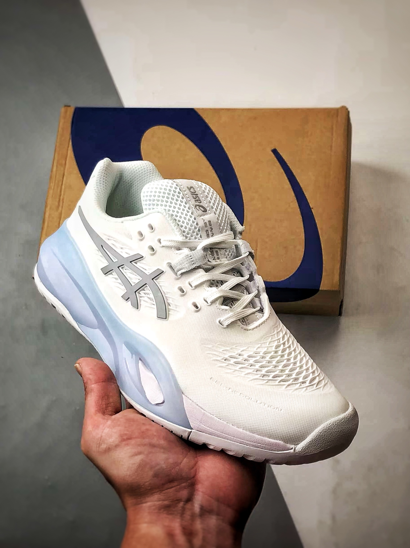 240 Asics Gel-Resolution X 白银 亚瑟士运动休闲透气专业网球鞋 1042A297-100
