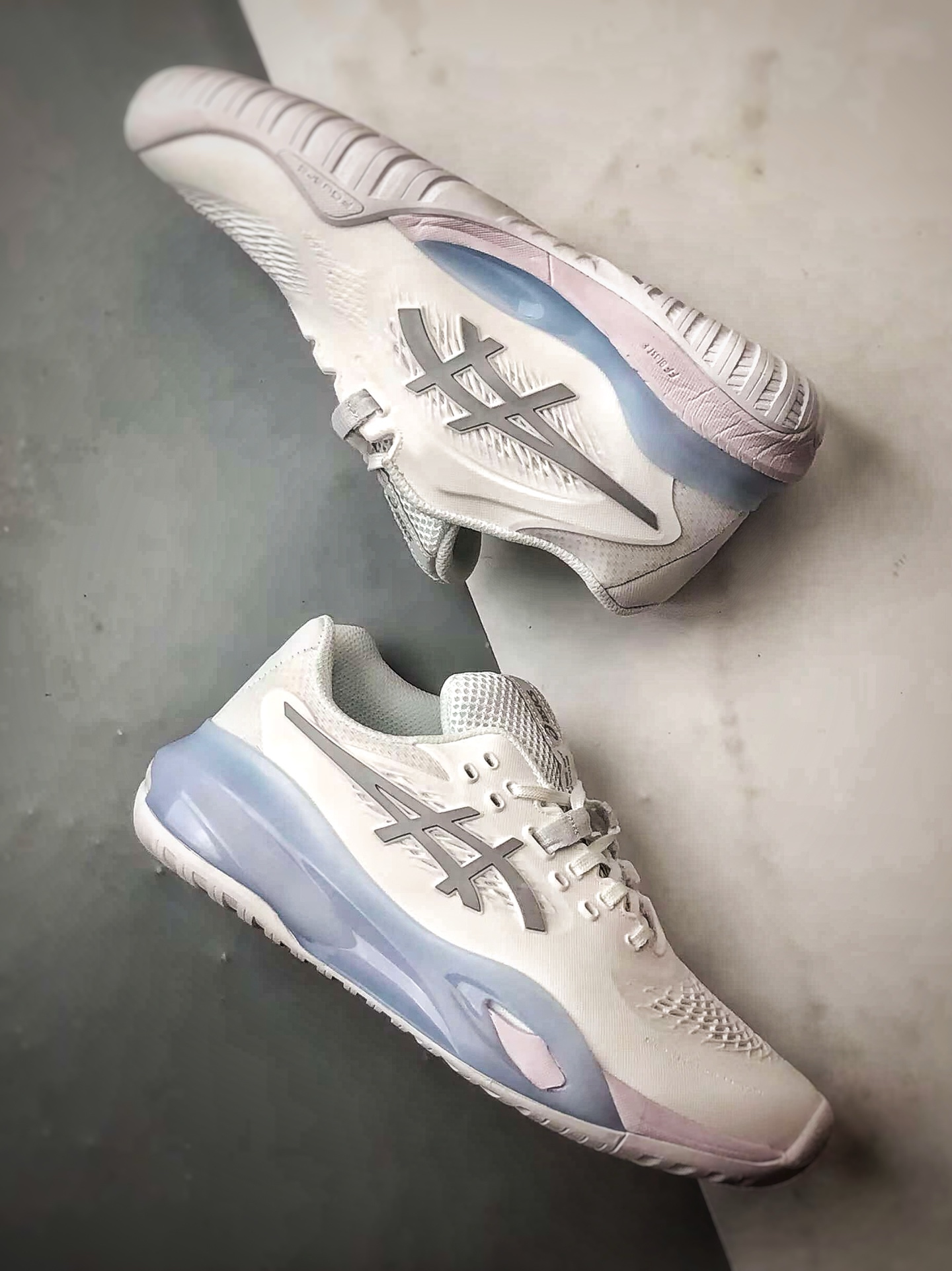 240 Asics Gel-Resolution X 白银 亚瑟士运动休闲透气专业网球鞋 1042A297-100