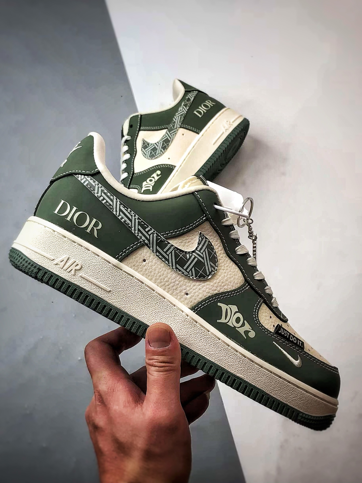 280 Dior x Air Force 1 Low 米白绿 KK1988-081