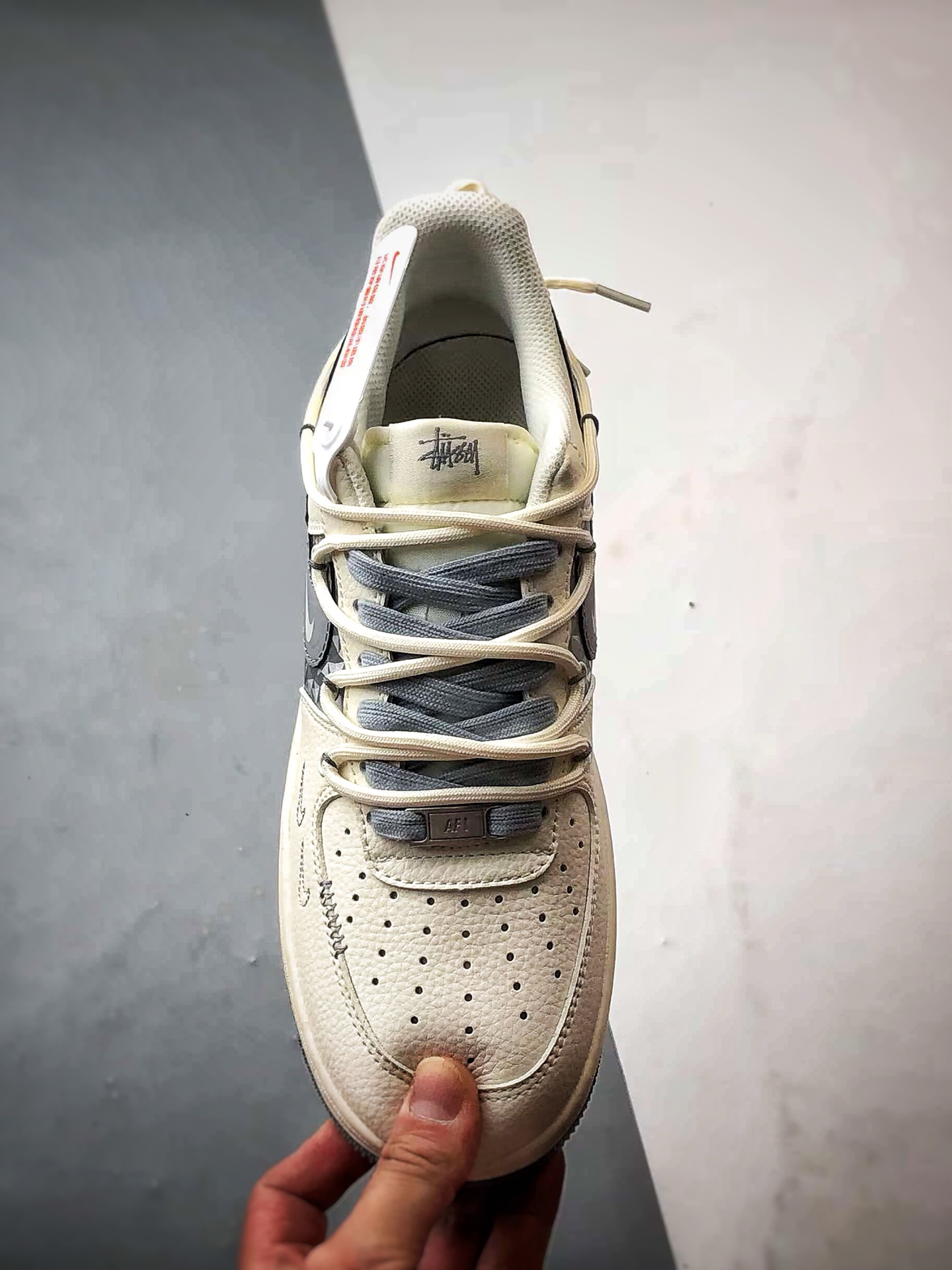 Stussy x Air Force 1 Low 米灰银解构 DM6868-072
