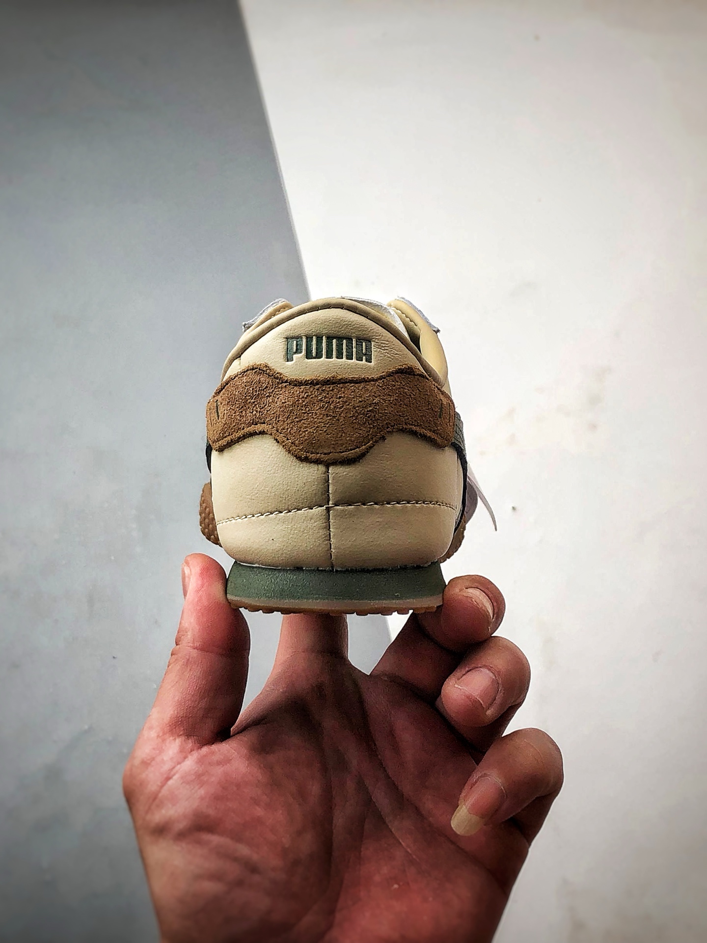 170 Puma Bella UT Leather 棕绿 低帮时尚百搭生活休闲薄底鞋 402186-07