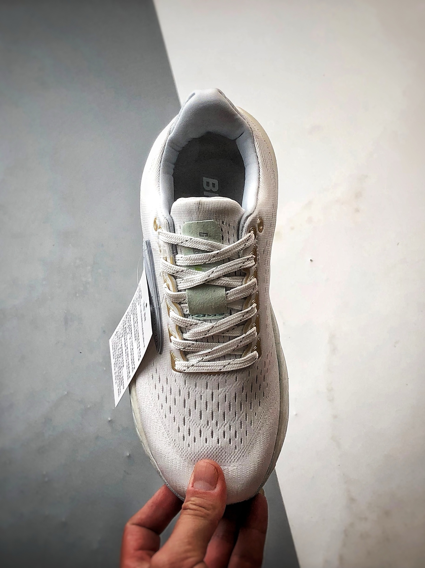 260 Brooks布鲁克斯 Glycerin max 白灰蓝 舒适简约防滑耐磨低帮跑步鞋