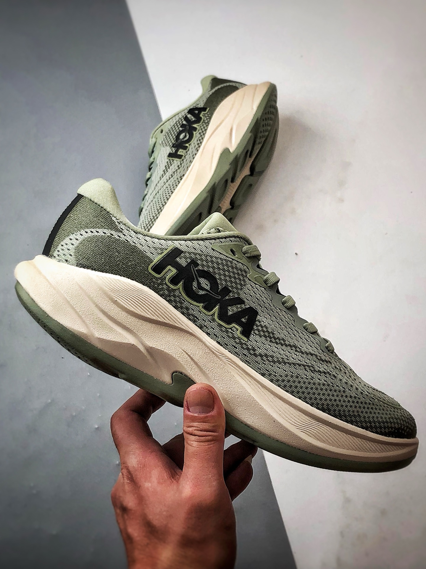 240 Hoka One One Rincon 4 绿色 林康4代公路休闲跑步鞋 1155130-FLY