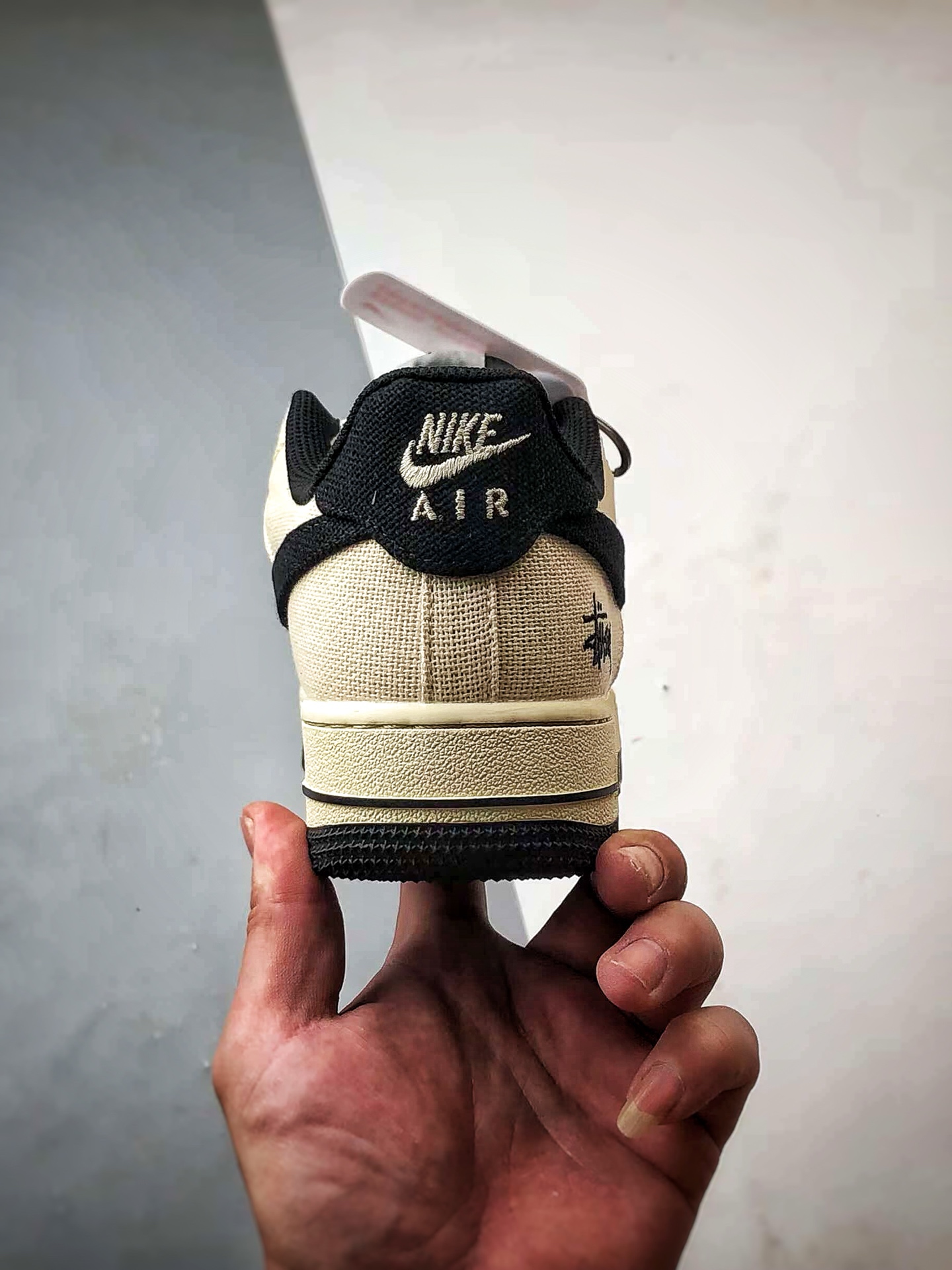 280 Stussy x Air Force 1 Low 麻布米黄黑 XX3168-153