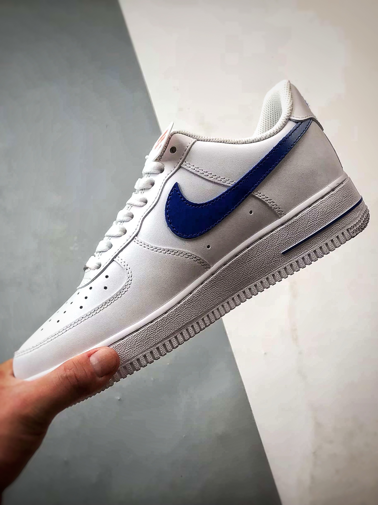 【定制球鞋】Air Force 1 Low 海洋之心 白蓝 经典休闲运动板鞋 ZH0316-076