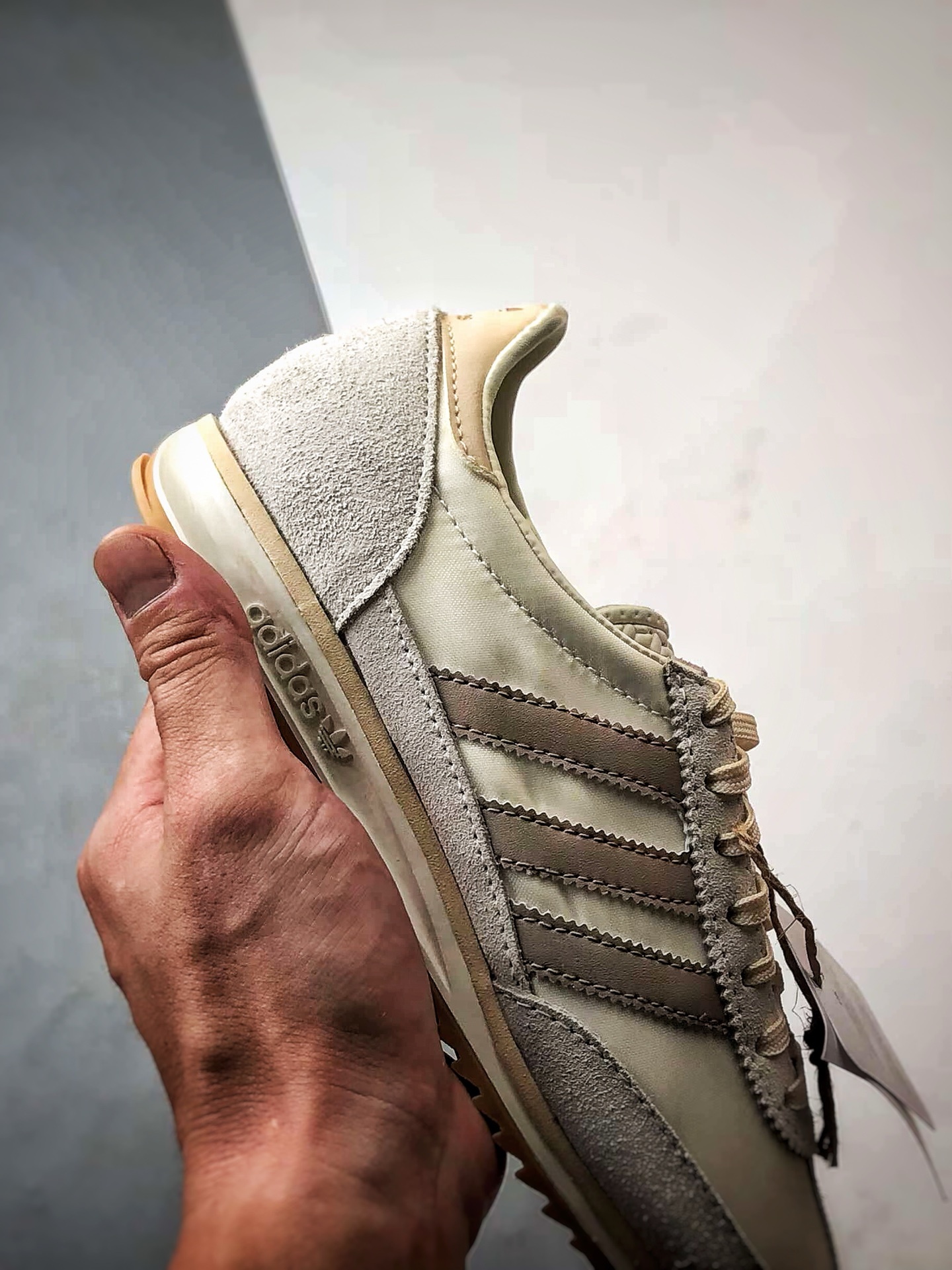 180 AD Originals SL 72 OG 米白色 经典复古轻便休闲运动慢跑鞋 JH7394