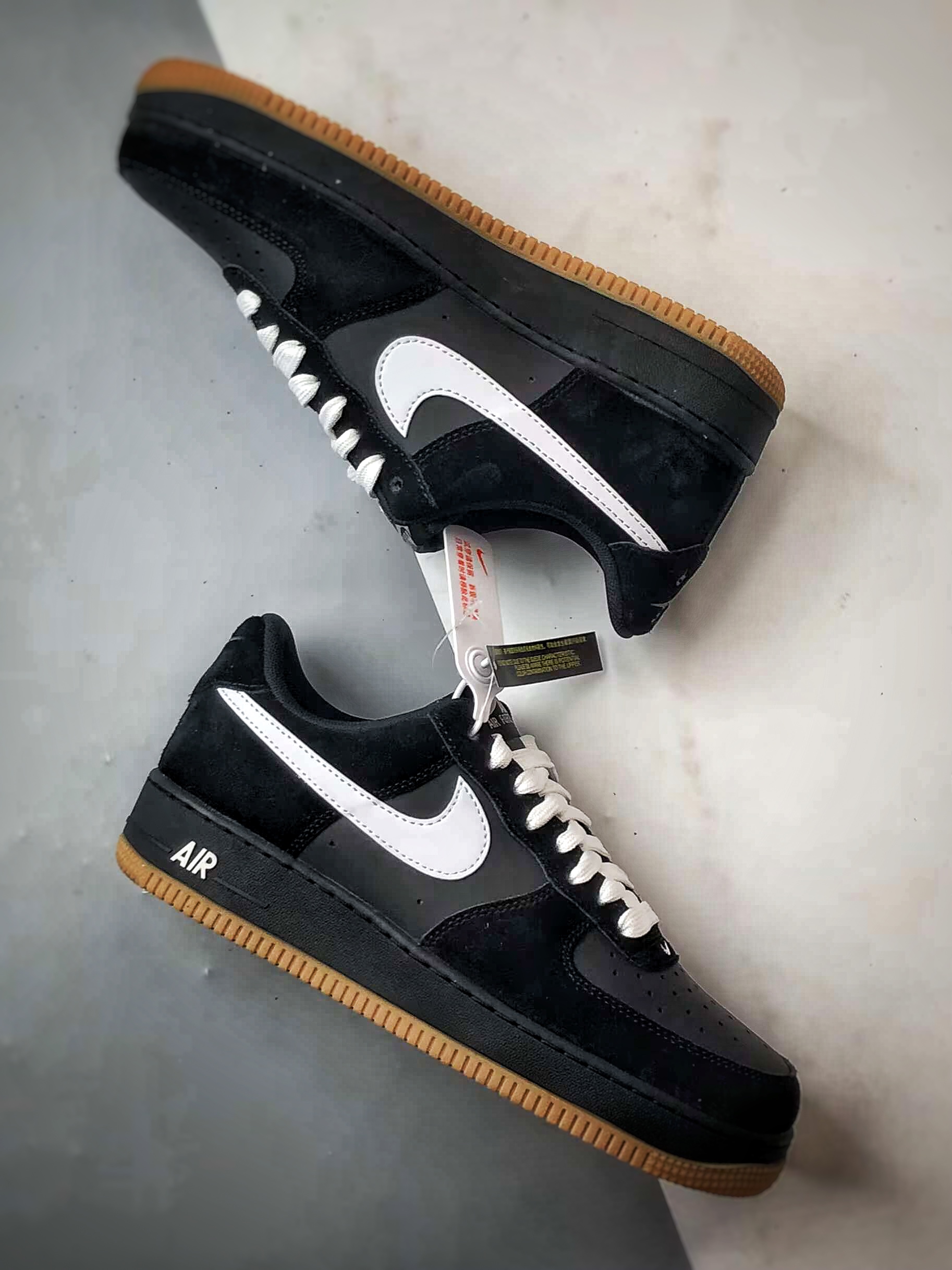 190 Air Force 1 '07 Low 黑白生胶 IB6388-001